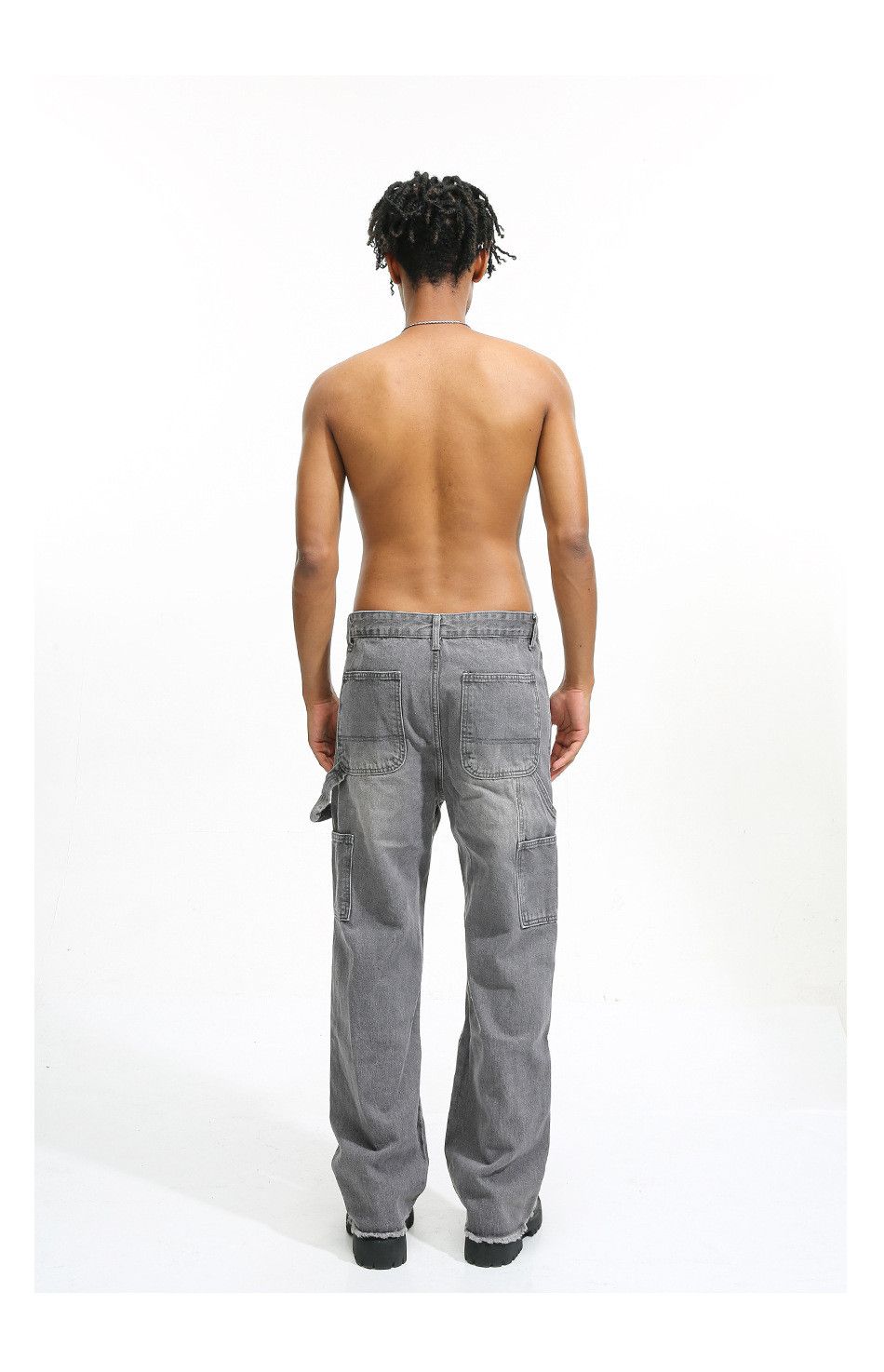 Jean × Vintage urban skate hiphop carpenter damaged jeans Size US 30 / EU 46 - 7 Thumbnail