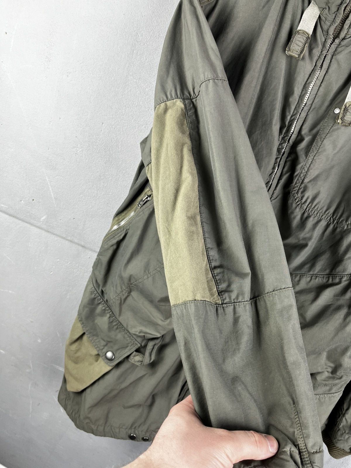 Diesel Diesel 2000s Cyber Millitary Bulletproof jacket archive Size US S / EU 44-46 / 1 - 9 Thumbnail