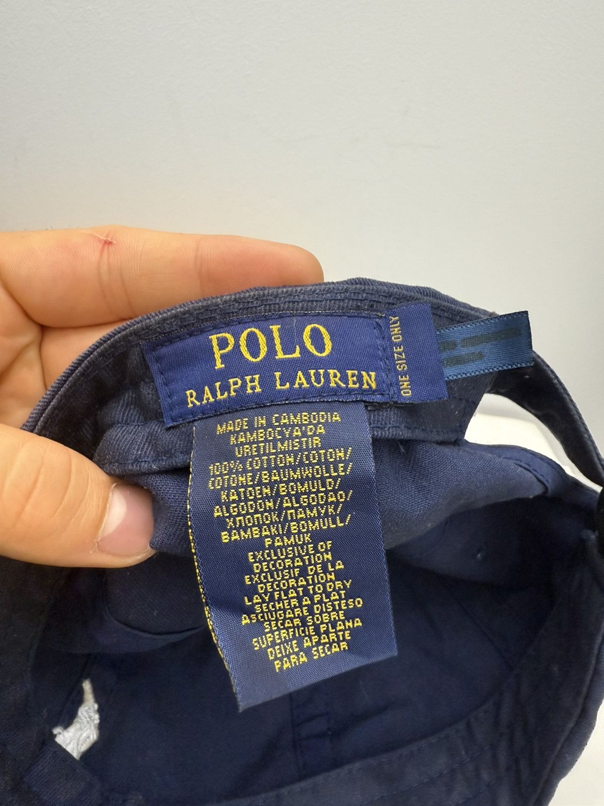Polo Ralph Lauren Vintage Polo Ralph Lauren Cap Y2K Logo Centre Size ONE SIZE - 4 Thumbnail
