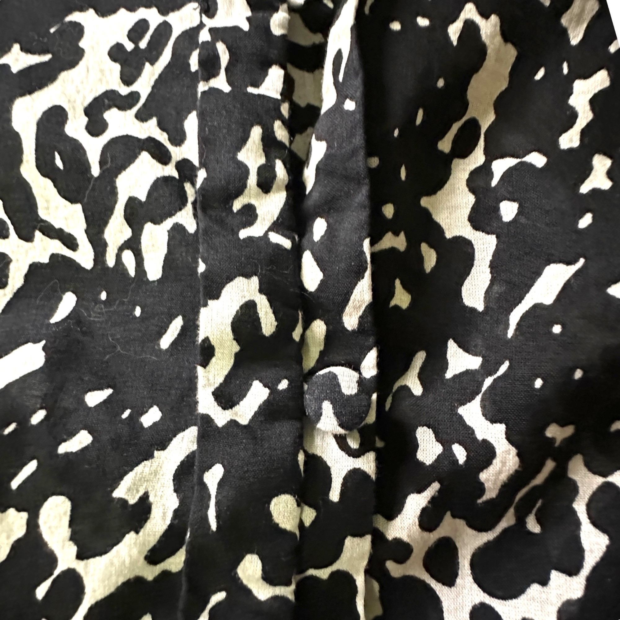 Designer Dana Buchman Womens 2X Black & White Print Blouse EUC Profes Size XXL / US 16-18 / IT 52-54 - 3 Thumbnail
