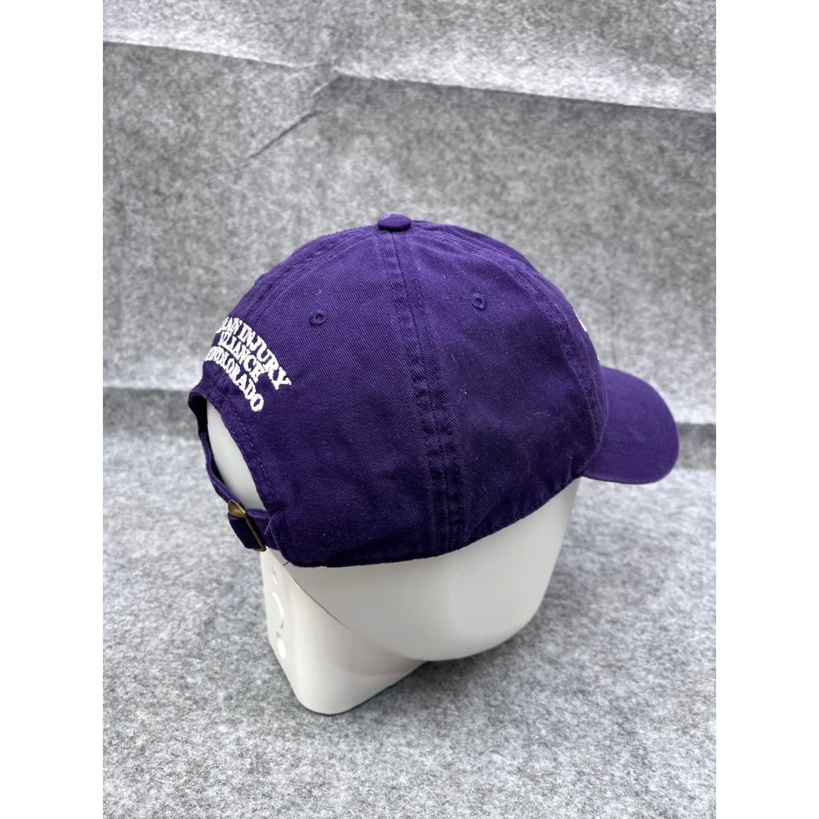 Vintage Cap America Golf Hat Cap Adjustable Purple Cotton Fundraiser - One Size Unisex Adults - Twill Beanie/Cap for Casual Wear & Logo Theme Size ONE SIZE - 7 Thumbnail