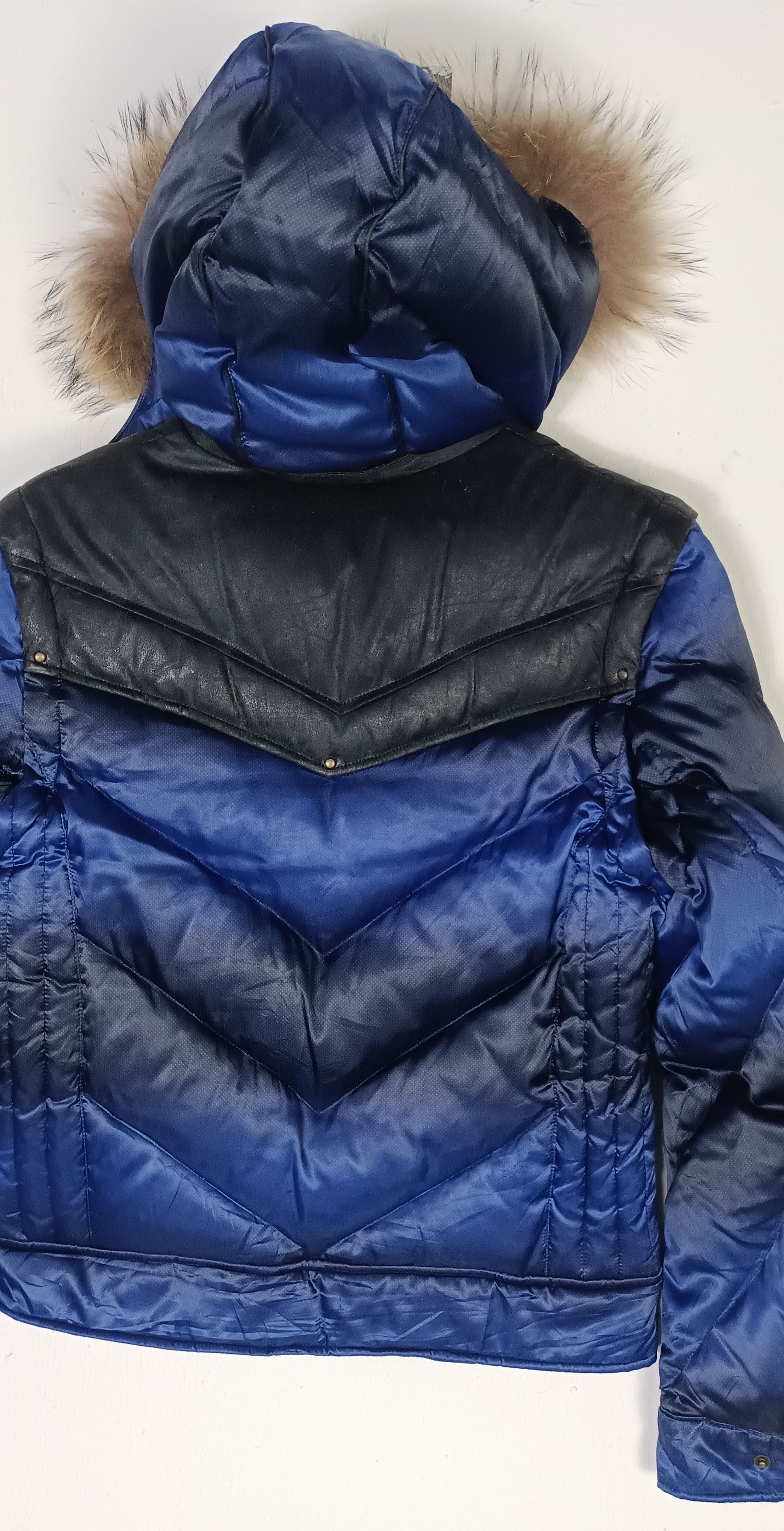Michel Klein × Vintage Rare🔥Michel Klein Homme Paris Puffer Hoodie Down Jacket Size US M / EU 48-50 / 2 - 6 Thumbnail