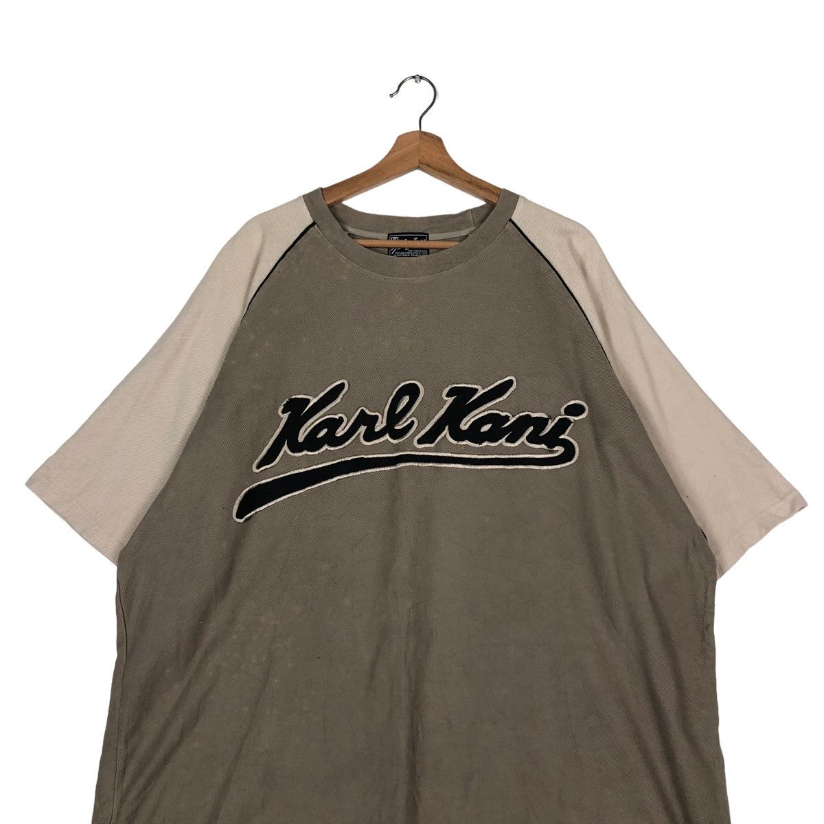 Japanese Brand VINTAGE T-SHIRT ROUND NECK KARL KANI BIG LOGO SPELL OUT Size US XXL / EU 58 / 5 - 3 Thumbnail