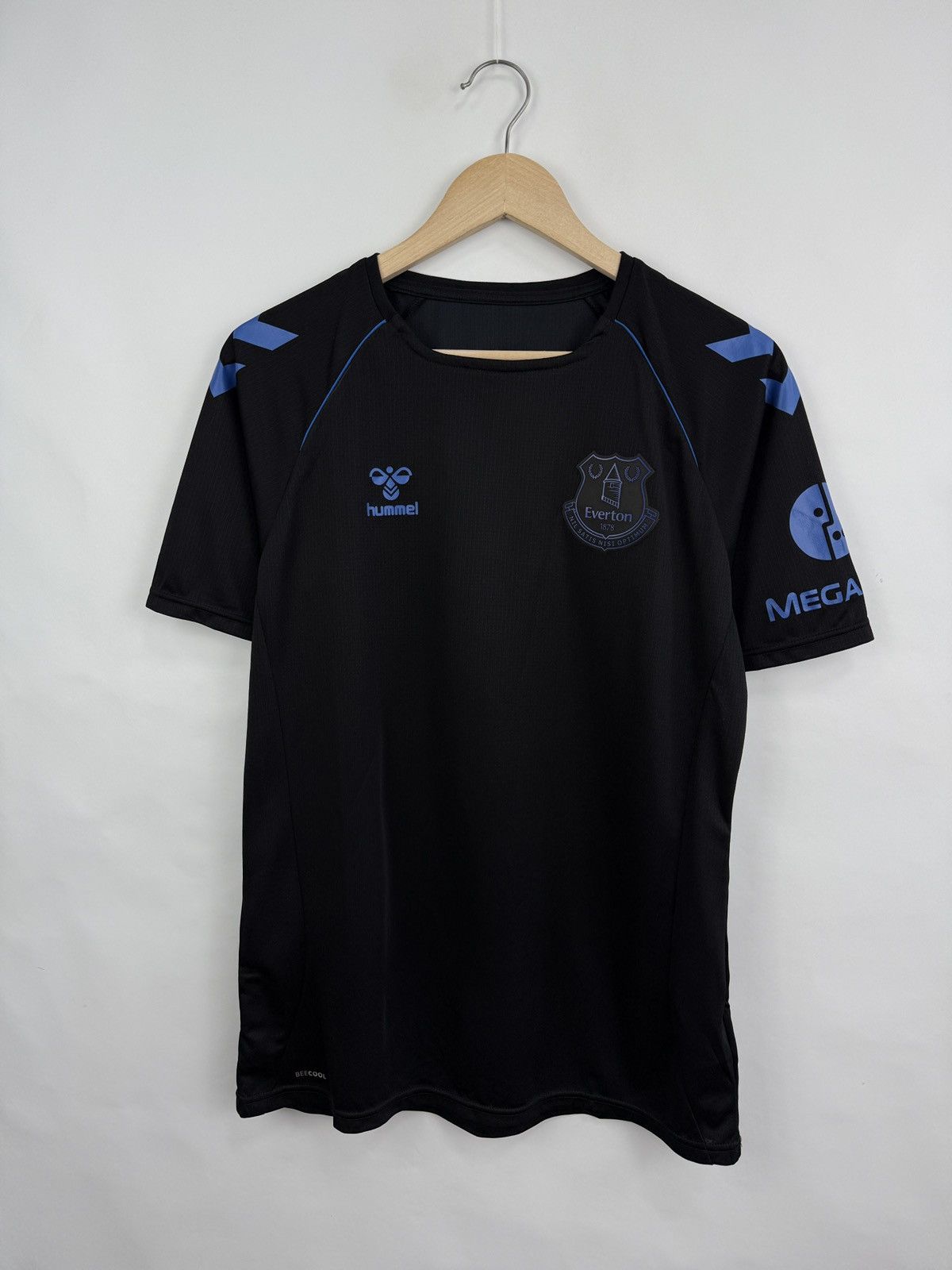 Hummel 🏴󠁧󠁢󠁥󠁮󠁧󠁿 2021/22 Everton Hummel Training Football Soccer Jersey Y2K Size US M / EU 48-50 / 2 - 3 Thumbnail