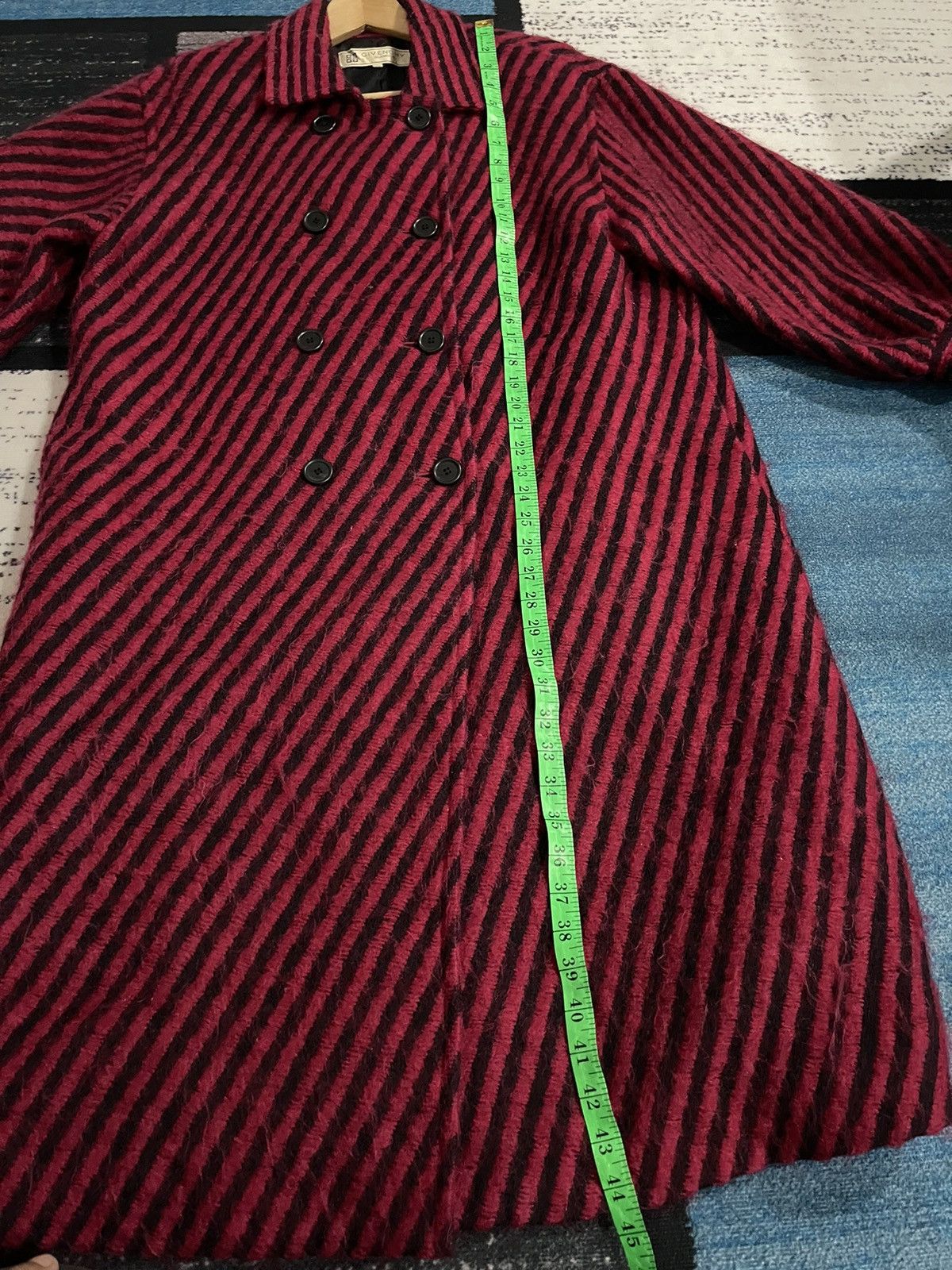 Givenchy Givenchy Glamour Stripe Design Wool Long Jacket Size XL / US 12-14 / IT 48-50 - 18 Thumbnail
