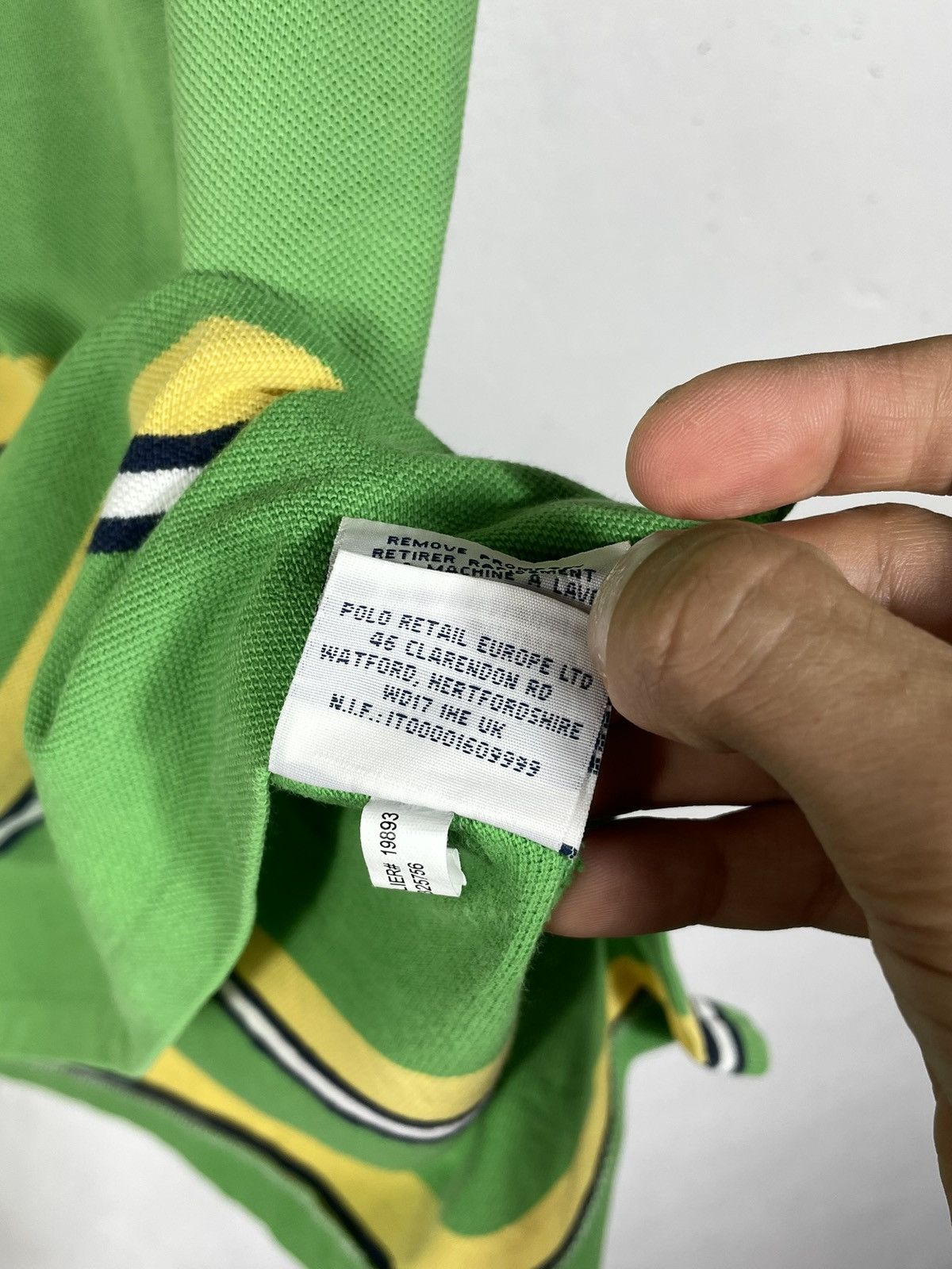 Polo Ralph Lauren Ralph Lauren Short Sleeve Polo T-shirt Tee Chief Keef Swag Size US XL / EU 56 / 4 - 10 Thumbnail
