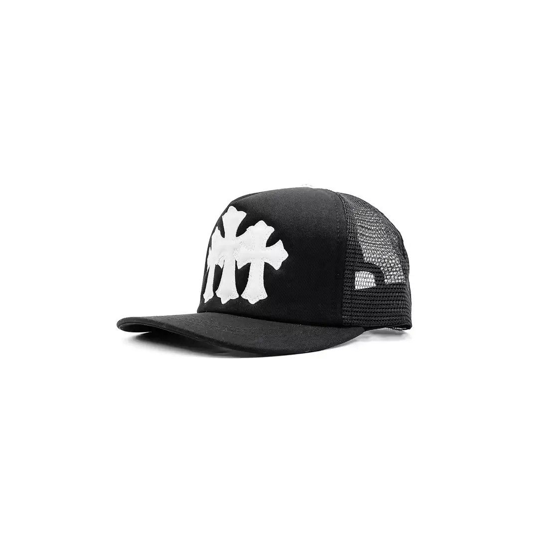 Chrome Hearts Chrome Hearts Triple Cross Patch Black Baseball Cap Size ONE SIZE - 2 Thumbnail