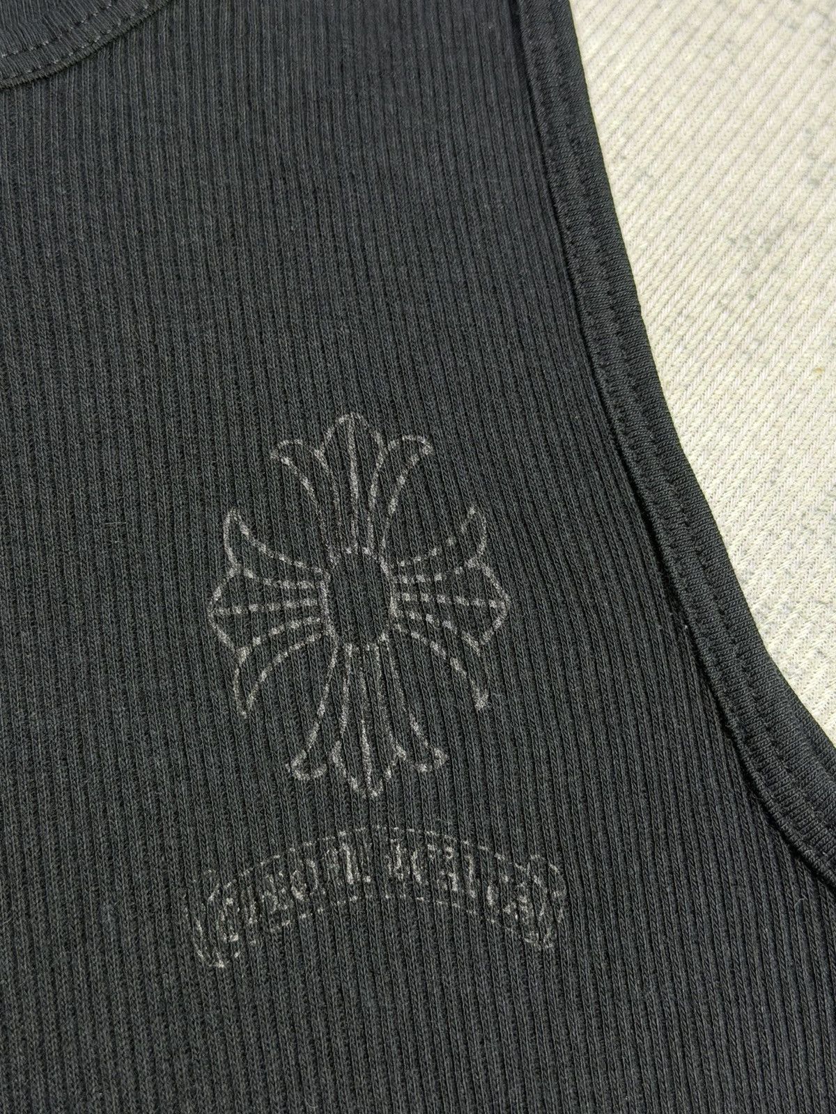Chrome Hearts Like new! Y2K Tonal Cross Plus Tanktop Size US S / EU 44-46 / 1 - 4 Thumbnail