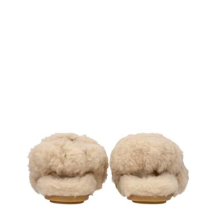 Max Mara ob1o1e1124 Fur Sandals in Beige Size US 11 / IT 41 - 5 Thumbnail