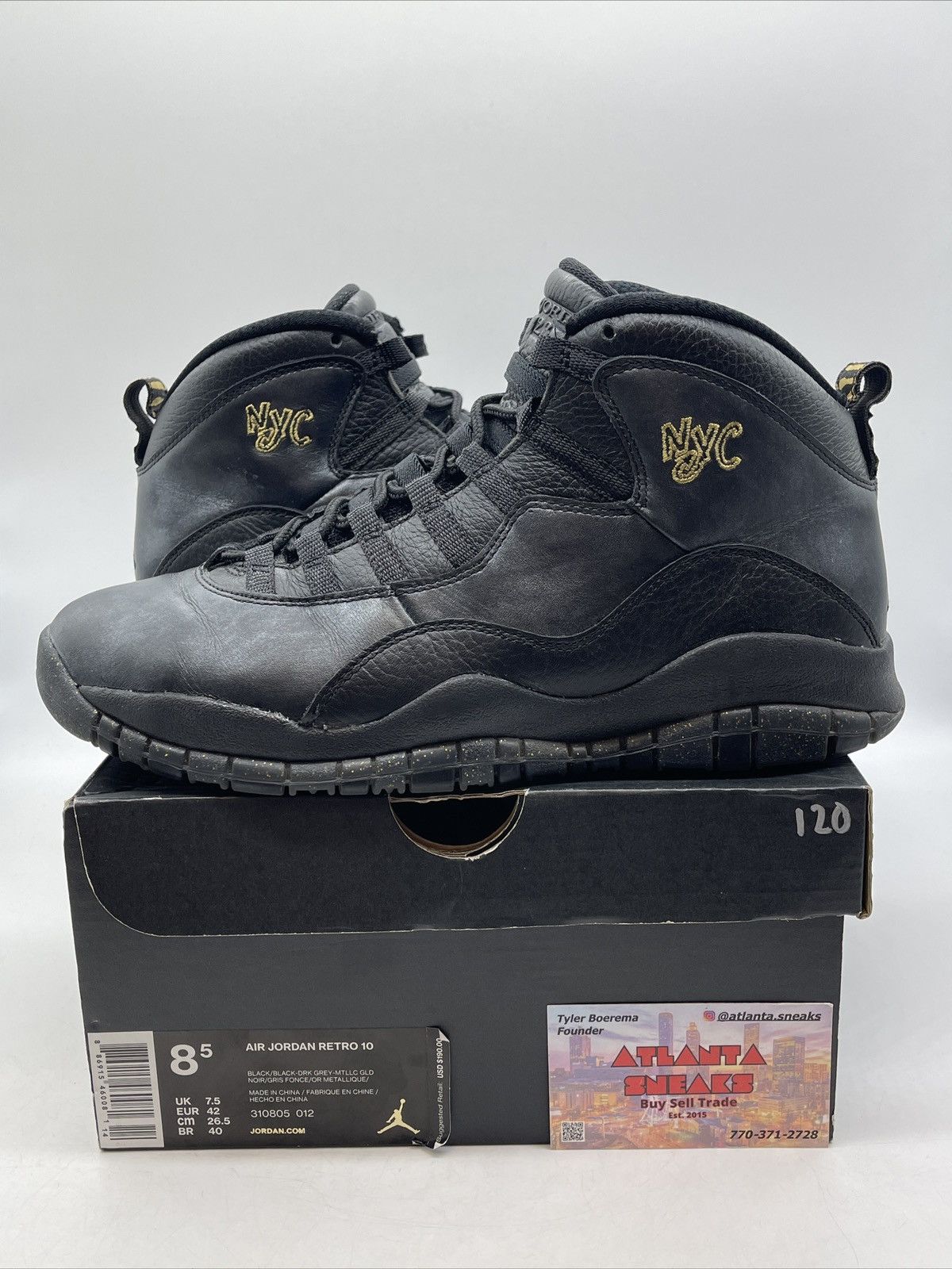Jordan Brand Air Jordan 10 NYC Size US 8.5 / EU 41-42 - 1 Thumbnail