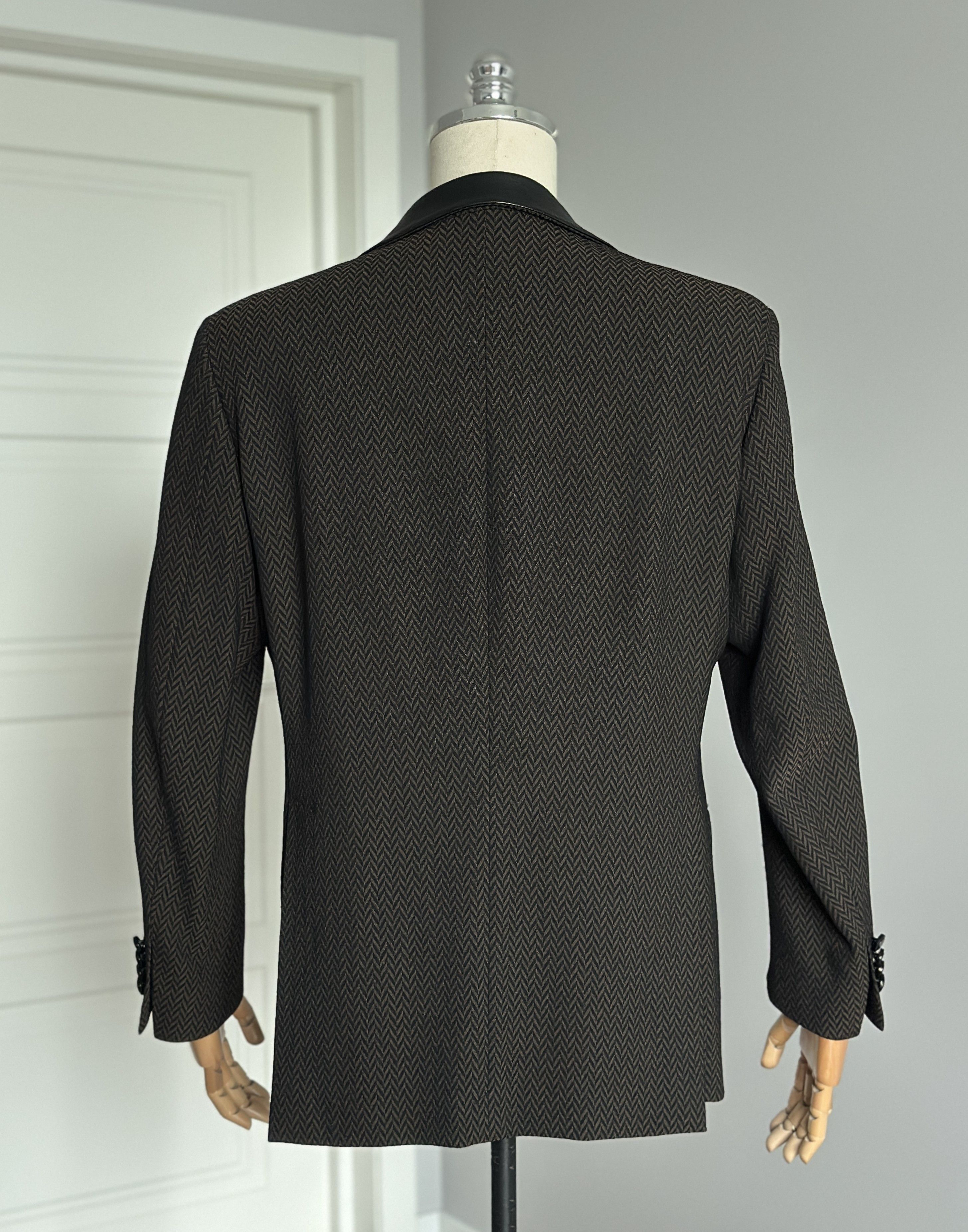 Emporio Armani EMPORIO ARMANI Antinea SRL Blazer Jacket MadeInItaly Luxury Size 44R - 6 Thumbnail