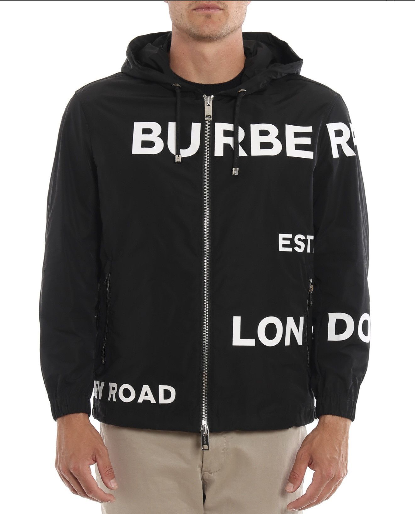 Burberry Burberry Black Horseferry Hooded Jacket Size US L / EU 52-54 / 3 - 1 Thumbnail