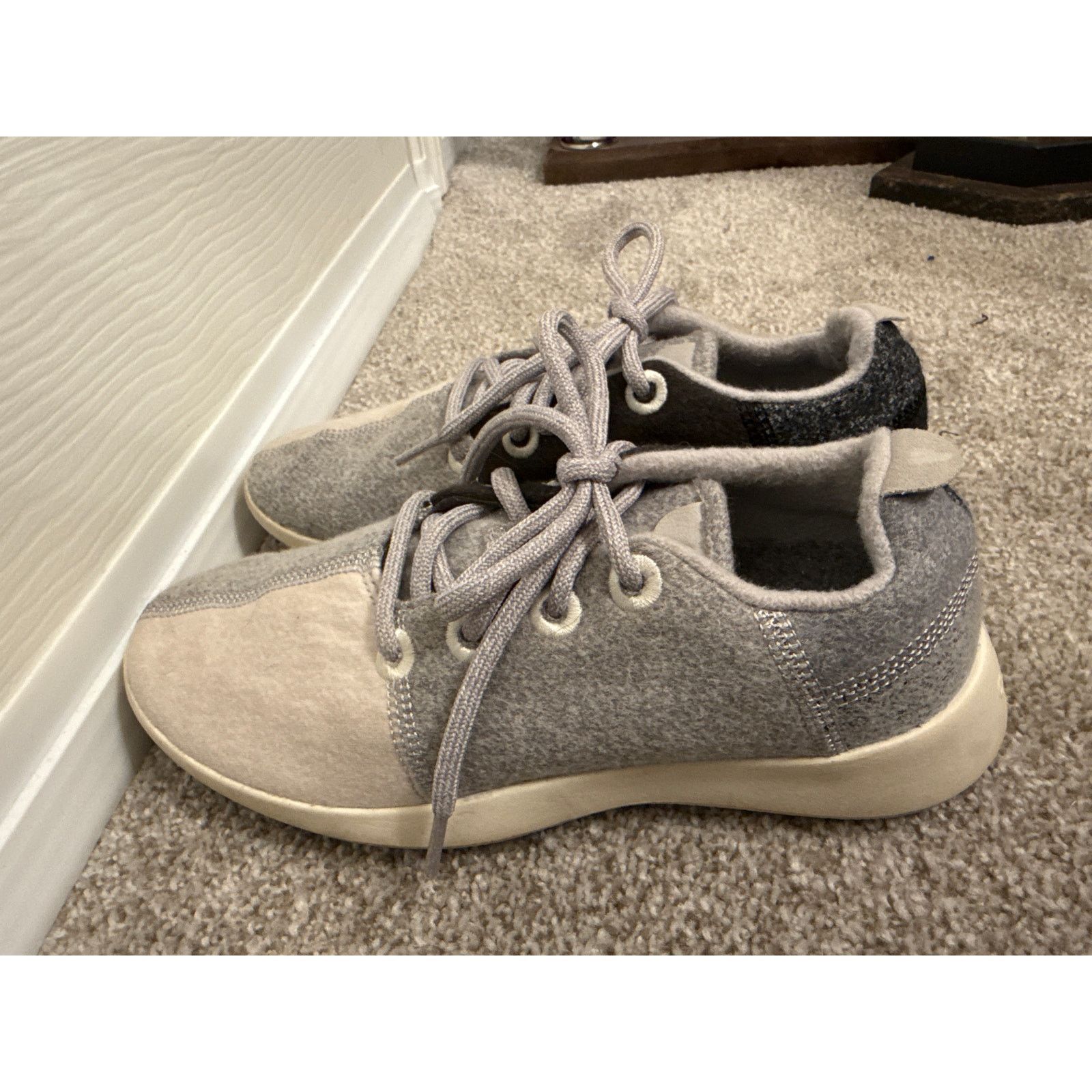 Allbirds Allbirds Womens Color Block Wool Runners Grey Scale,7 Size US 7 / IT 37 - 10 Thumbnail