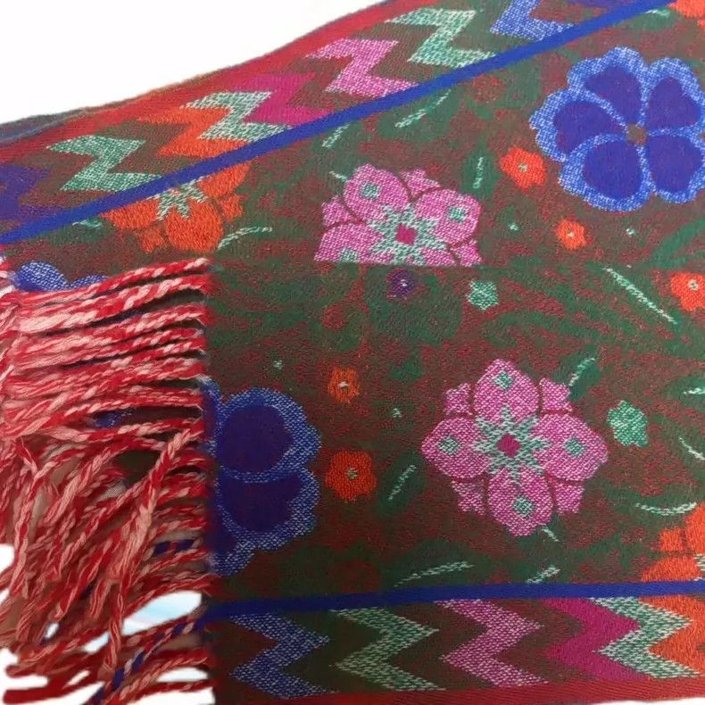 Kenzo KENZO size30*156cm 1980s children's fun cashmere shawl scar Size ONE SIZE - 6 Thumbnail