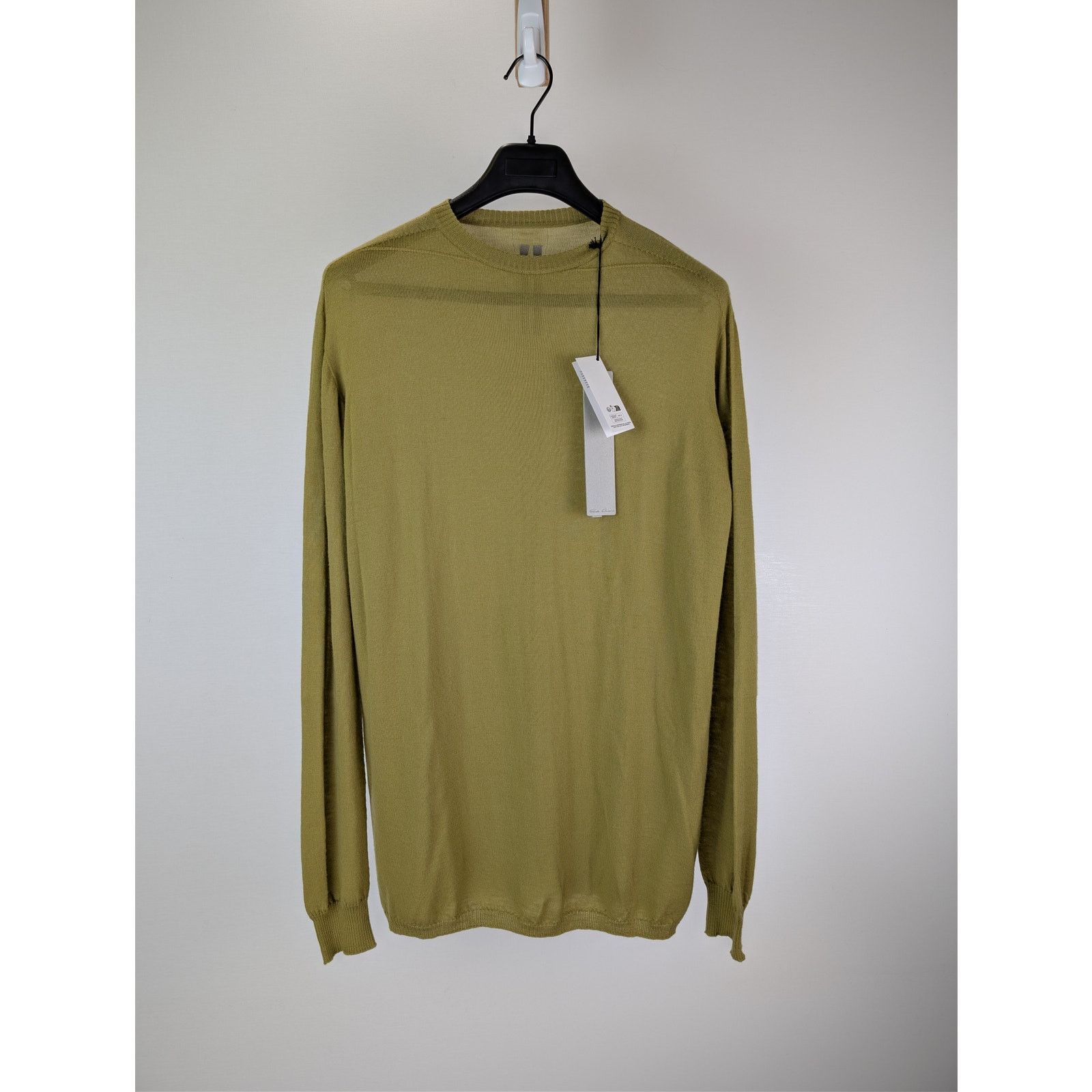 Rick Owens o1rshd1 Oversized Level Sweater in Acid Size US M / EU 48-50 / 2 - 1 Thumbnail