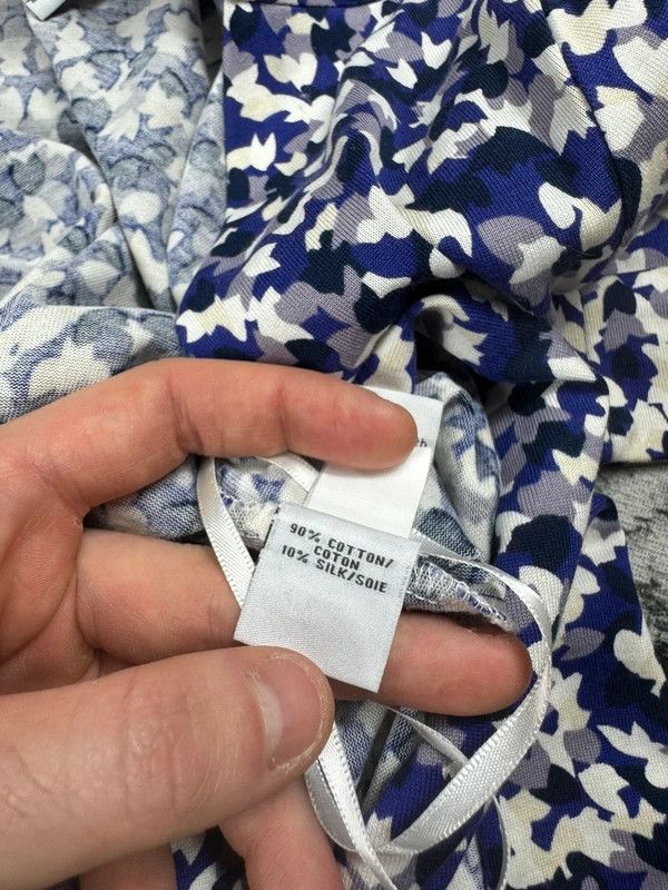 Diane von Furstenberg Diane Von Furstenberg blue white floral silk dress S Size S / US 4 / IT 40 - 5 Thumbnail