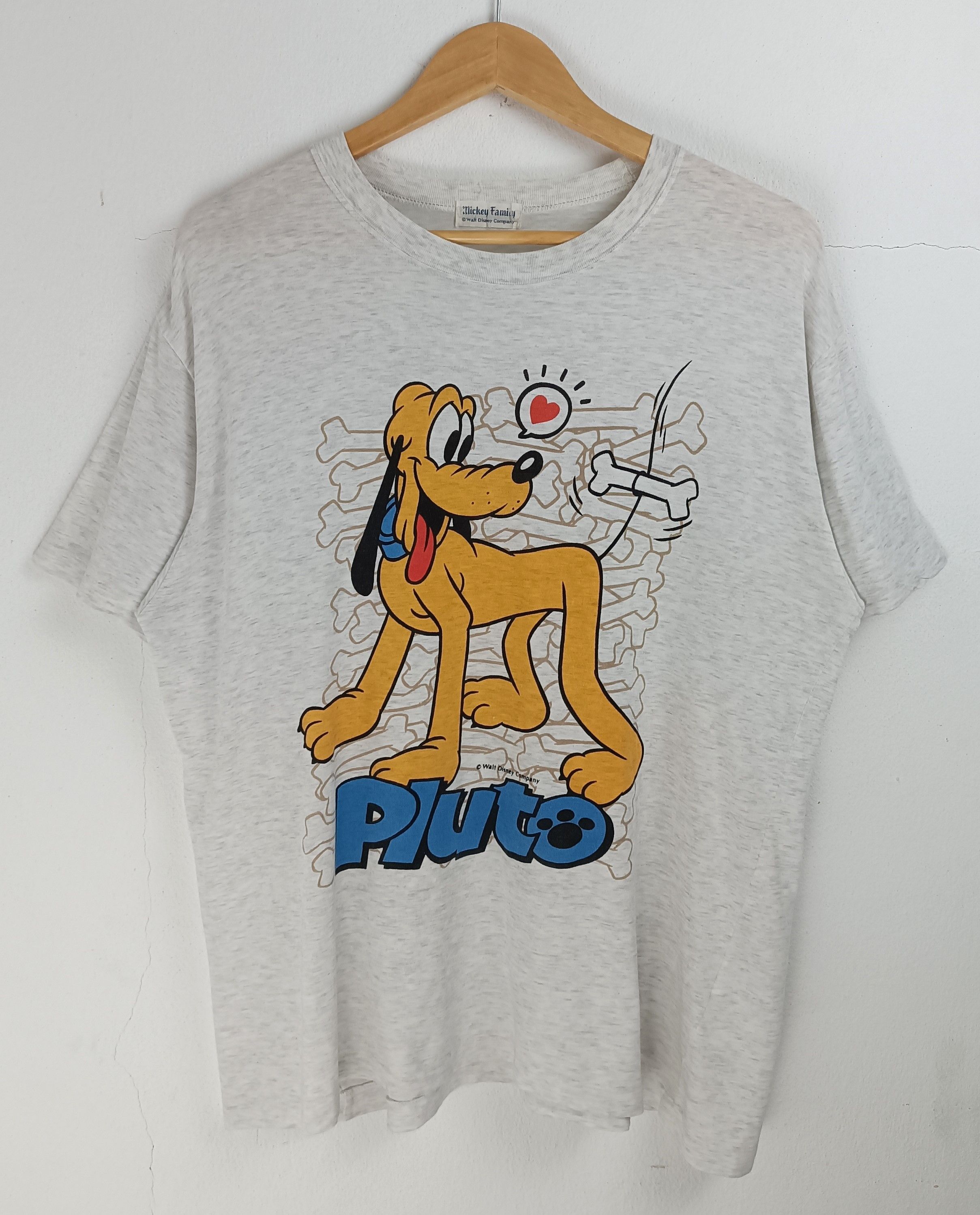 Cartoon Network VINTAGE 90'S PLUTO MICKEY MOUSE TEE VERY RARE goofy minnie Size US L / EU 52-54 / 3 - 3 Thumbnail