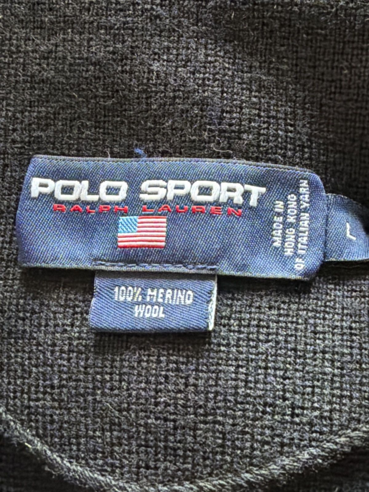 Polo Ralph Lauren Polo Sport merino wool zip sweatshirt Size US L / EU 52-54 / 3 - 2 Thumbnail
