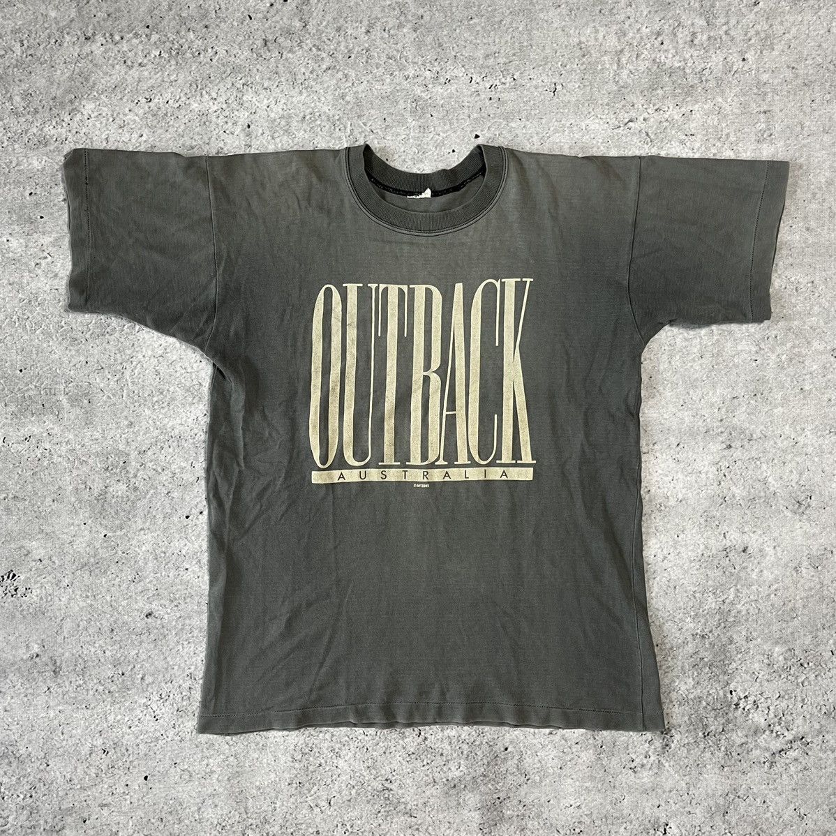 Vintage Outback australia tee vintage single stitch 90s Size US S / EU 44-46 / 1 - 1 Thumbnail