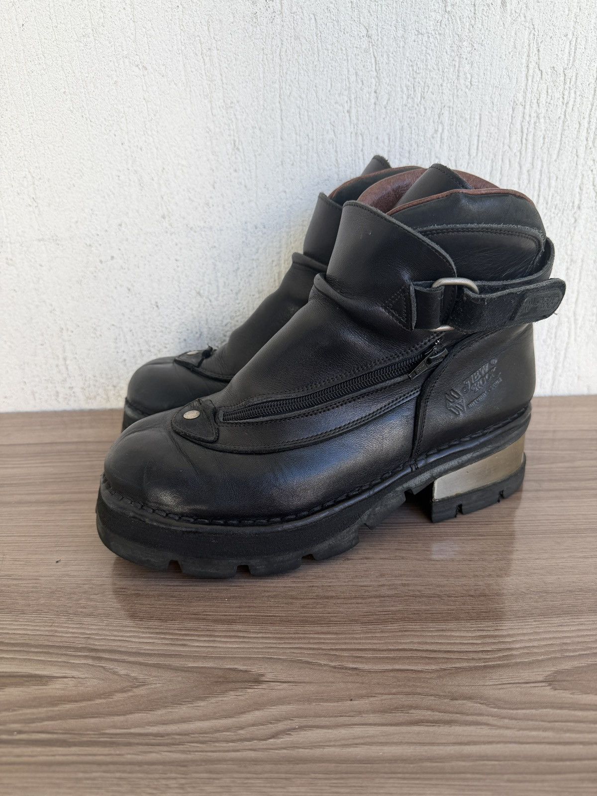 New Rock 90’s rare side zip boot Size US 10 / EU 43 - 1 Thumbnail