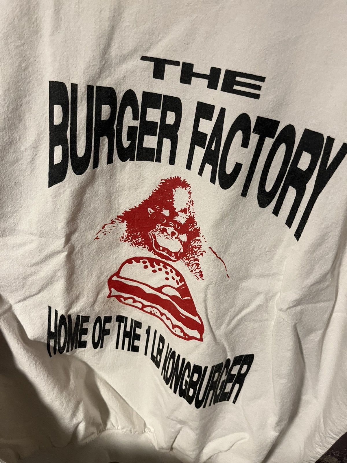Other Vintage 90’s made in USA The Burge Factory 1 lbs Burger tee Size US L / EU 52-54 / 3 - 3 Thumbnail