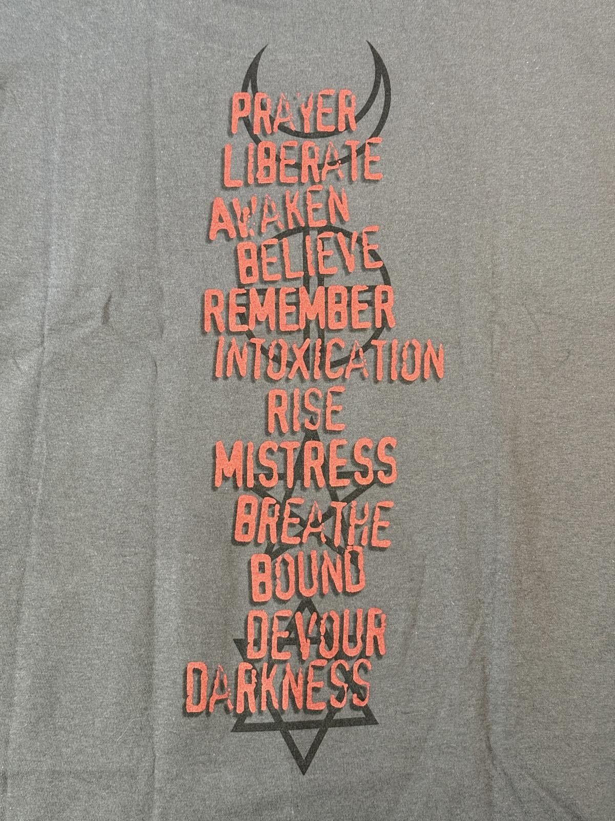 Designer Disturbed Band T-shirt 2007 Album Believe Song List- M Size US M / EU 48-50 / 2 - 8 Thumbnail