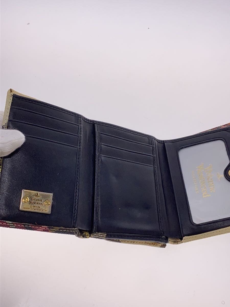 Vivienne Westwood Plaid Orb Leather Wallet Size ONE SIZE - 4 Thumbnail