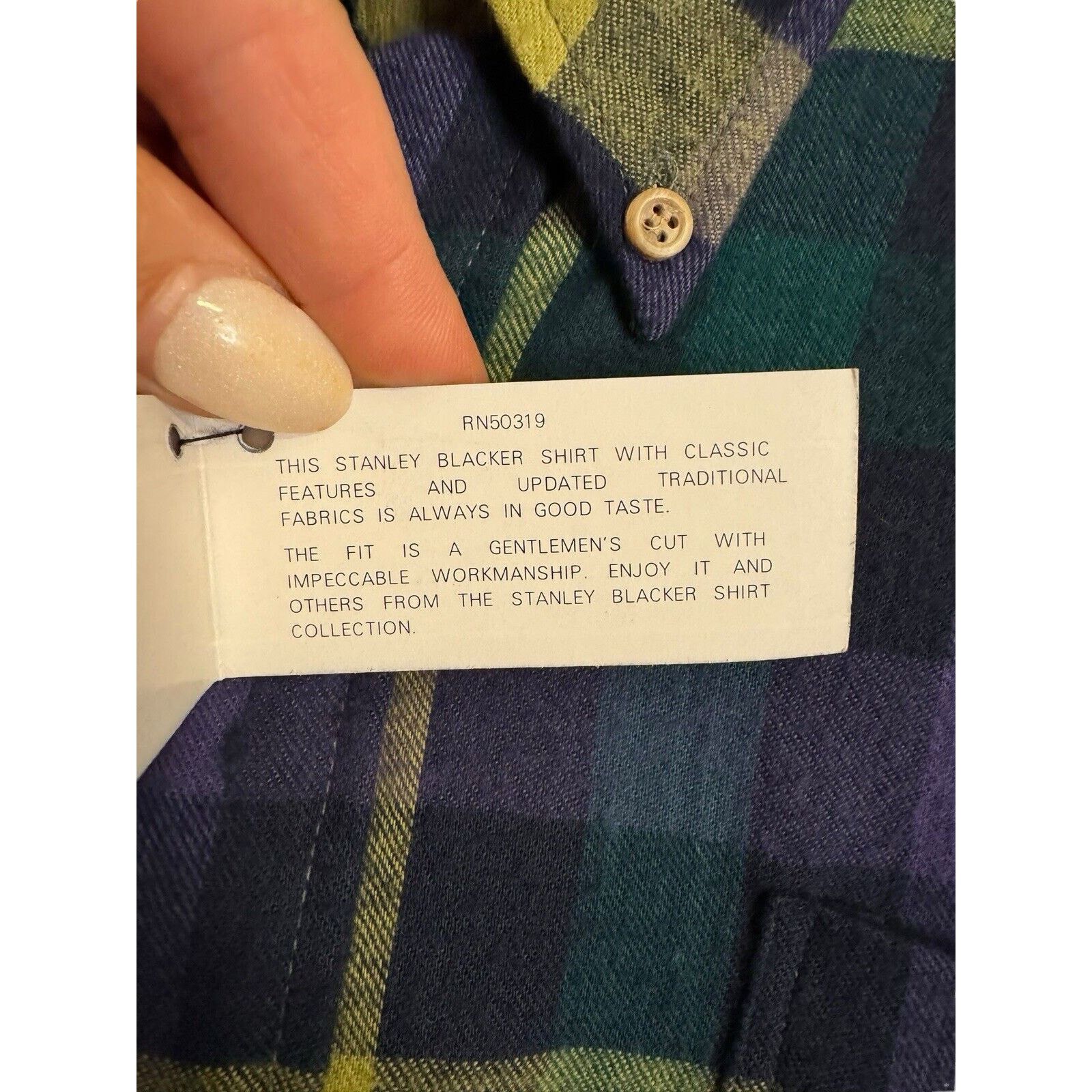 Stanley Blacker Stanley Blacker NEW Plaid Flannel Button Down Shirt Size US XXL / EU 58 / 5 - 11 Thumbnail