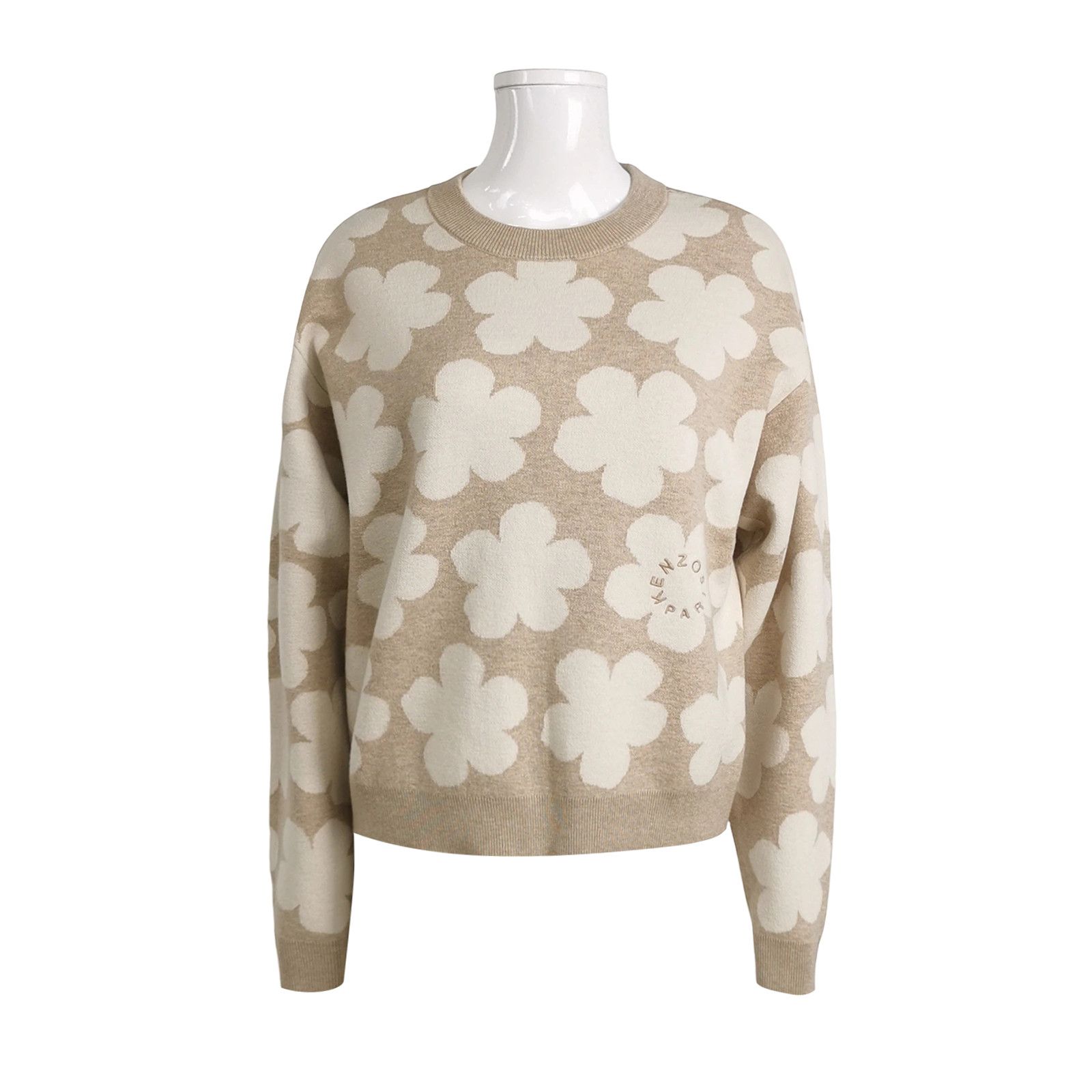 Kenzo Kenzo Floral Knit Sweater L Size US L / EU 52-54 / 3 - 1 Thumbnail