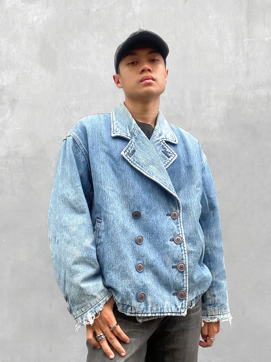 Men's Issey Miyake Denim Jackets | Grailed