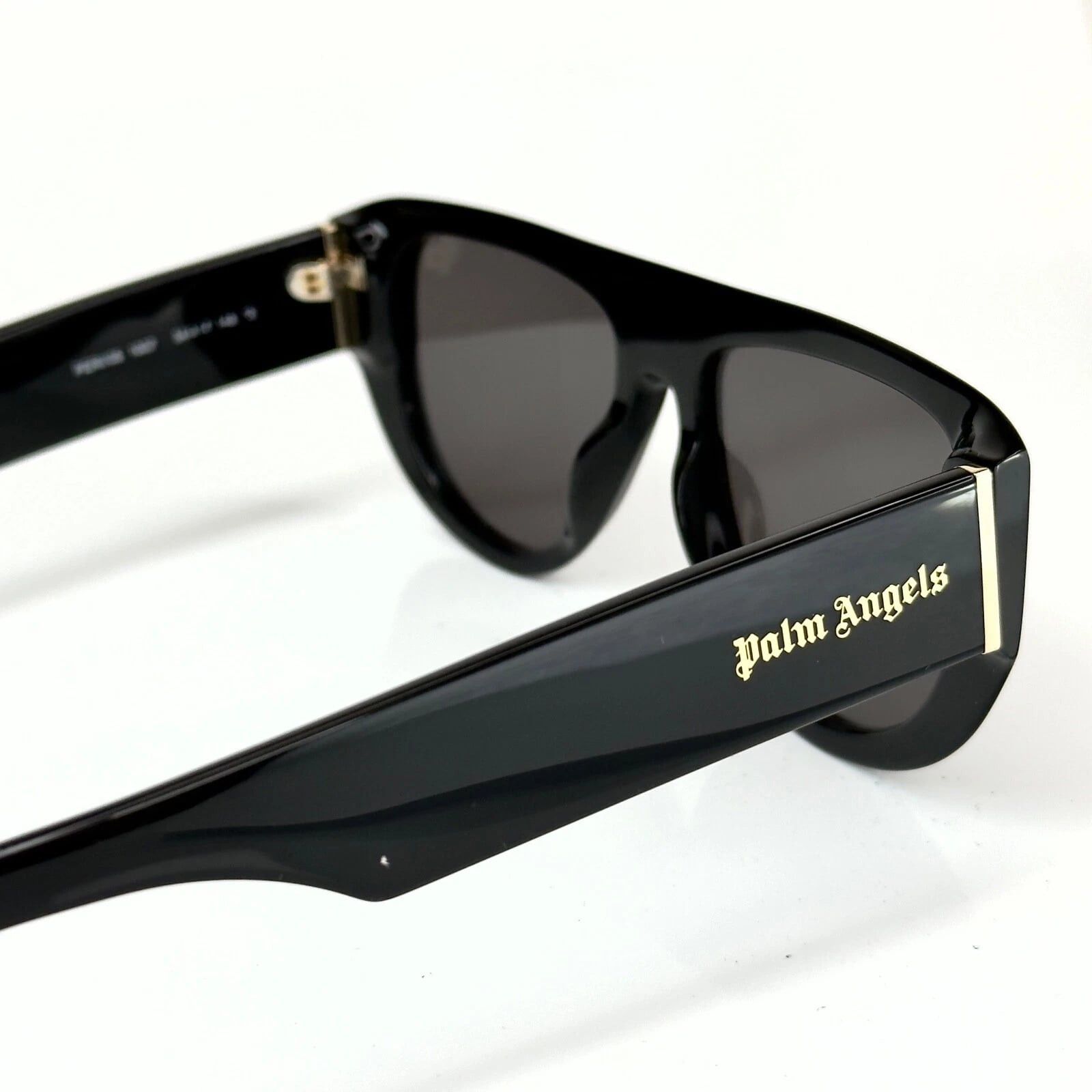 Palm Angels PALM ANGELS PERI105 105 JOSHUA Black Unisex Sunglass Size ONE SIZE - 3 Thumbnail