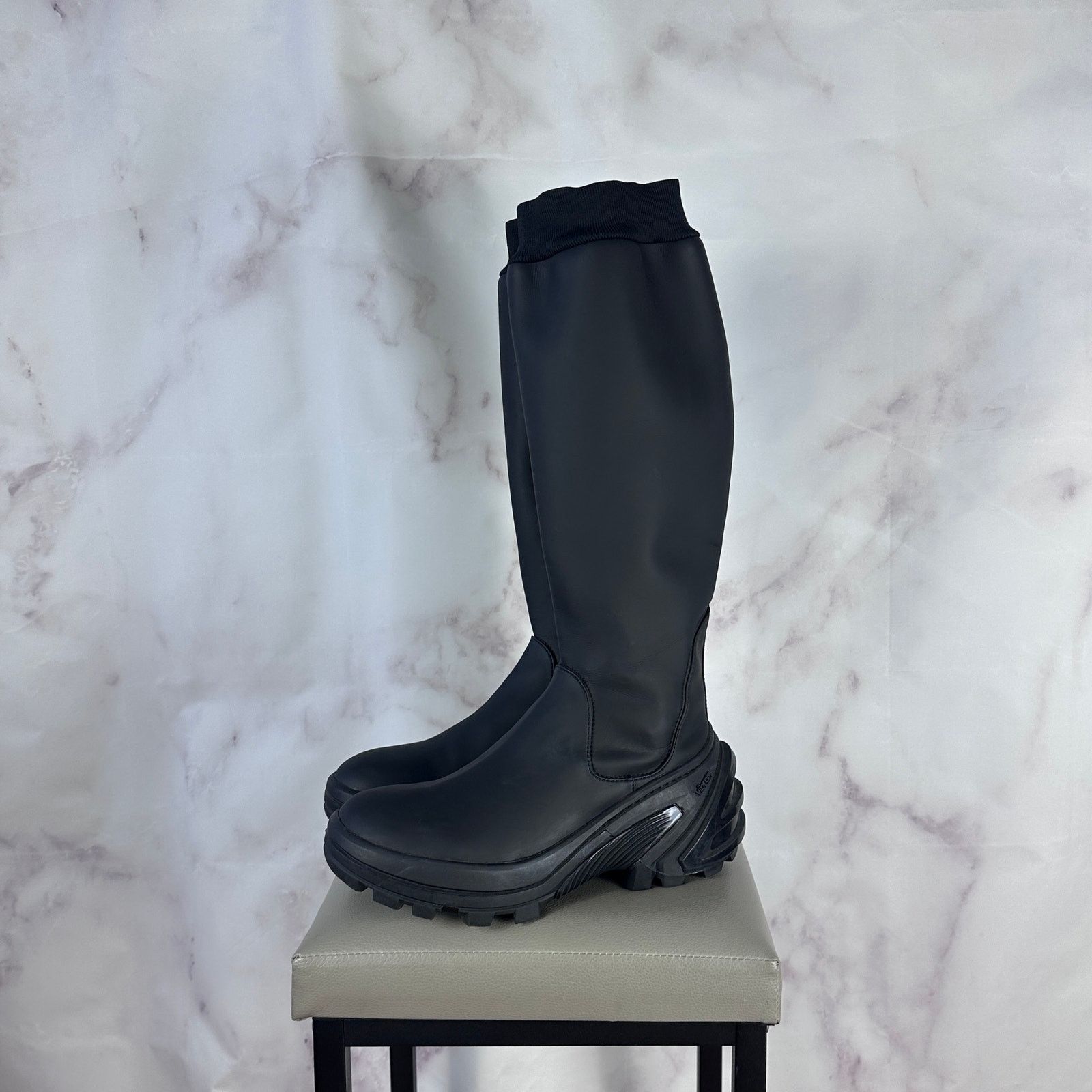 1017 ALYX 9SM Black Fixed Sole High Boots Size US 7 / EU 40 - 1 Thumbnail
