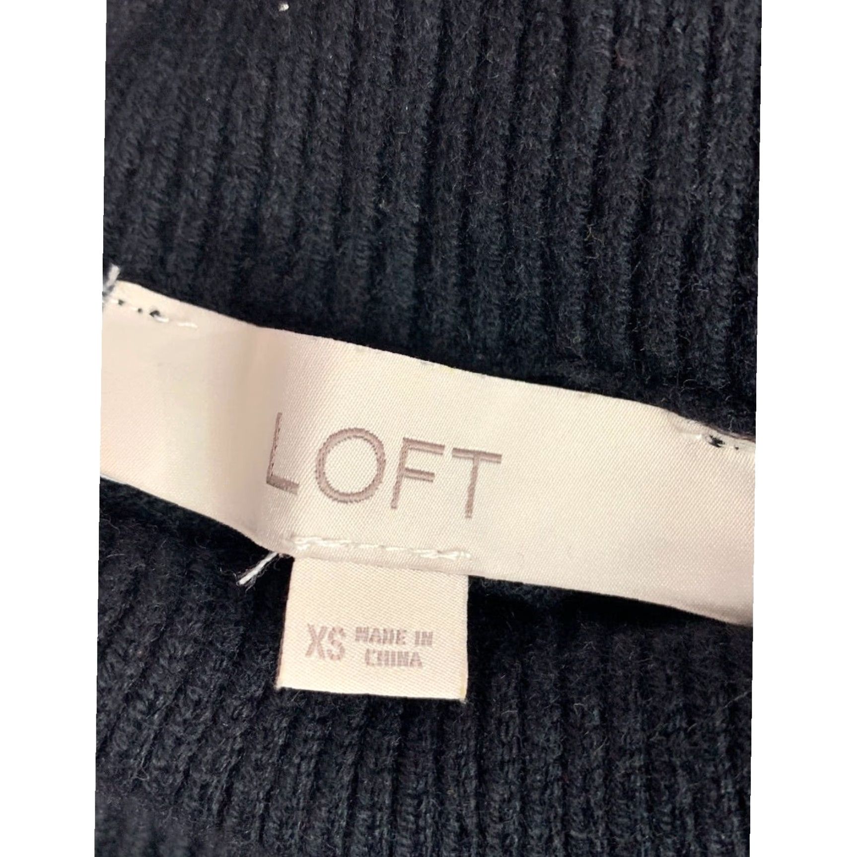 Loft VINTAGE Loft Women Black Turtleneck Sweater Tunic Length XS XS Loft Women Black Tunic Length 60% acrylic 40% nylon Size XS / US 0-2 / IT 36-38 - 7 Thumbnail