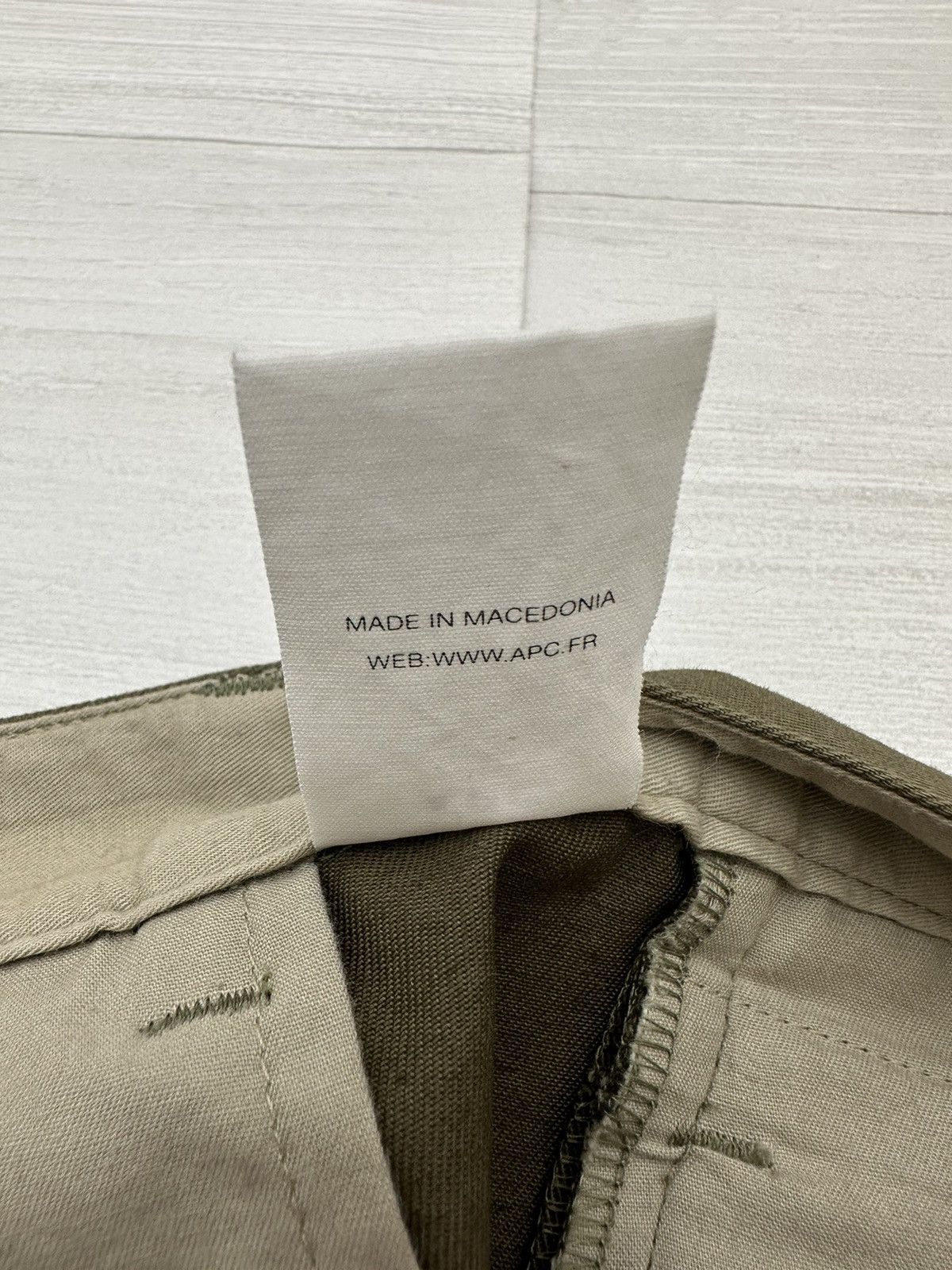 A.P.C. A.P.C Green Classic Cotton-Gabardine Chinos Sz. 31 Size US 31 - 6 Thumbnail