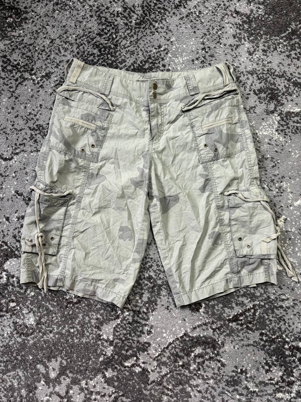 Vintage Vintage Y2K New Look Carti Syle Cargo Military Shorts Size US 33 - 1 Thumbnail