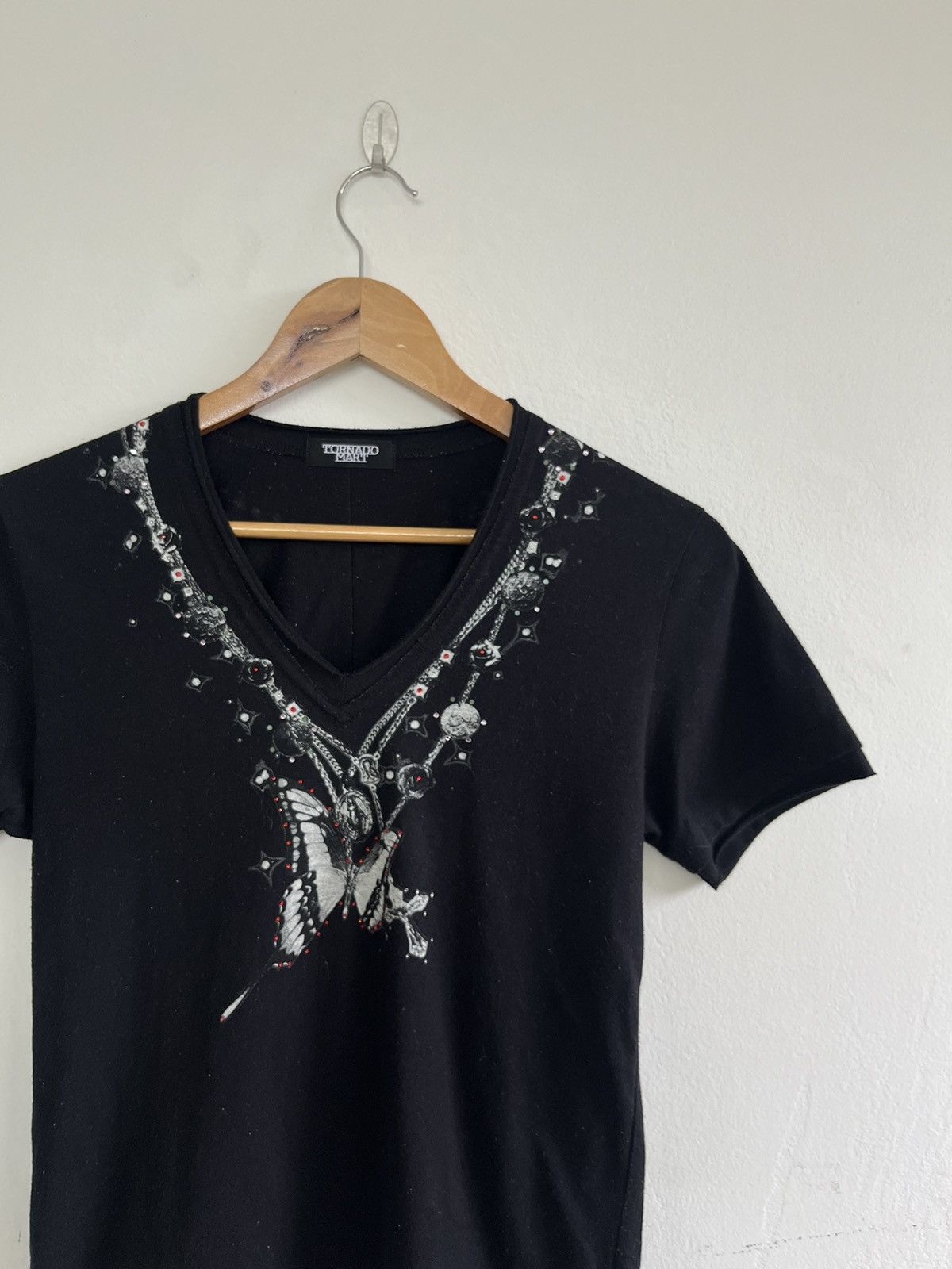 Tornado Mart Vintage Tornado Mart Necklace gothic Print shirt Size M / US 6-8 / IT 42-44 - 2 Thumbnail