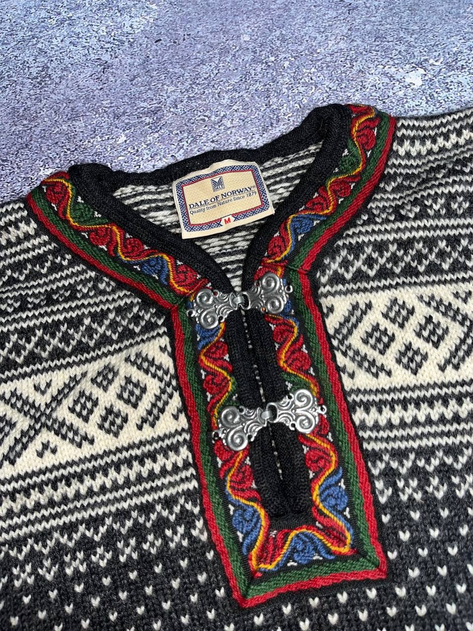 Dale Of Norway Dale of Norway Fair Isle Pure Wool Clasp Pullover Sweater Size US M / EU 48-50 / 2 - 4 Thumbnail