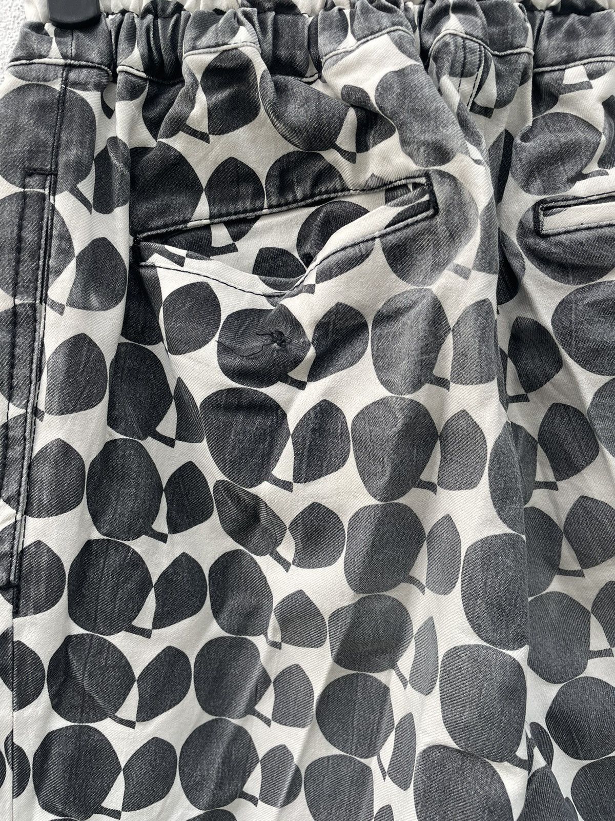 Comme des Garcons Black Comme Des Garcons CDG Black Dot Polyester Faded Pants Size US 31 - 10 Thumbnail