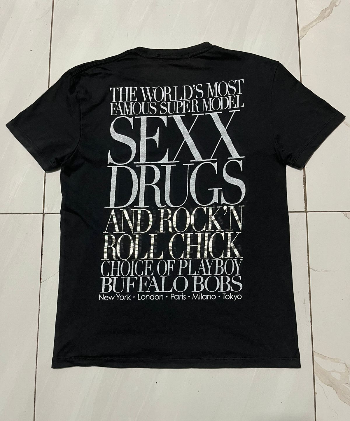 Japanese Brand Buffalo Bobs Sex & Drugs and Rockin Roll Tee | Grailed