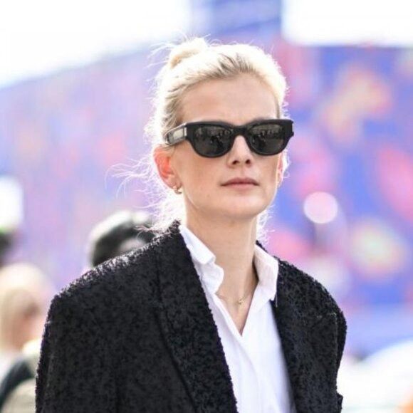 Saint Laurent Paris Saint Laurent SL573 002 Sunglasses Dark Havana Square Frame, Size ONE SIZE - 7 Thumbnail