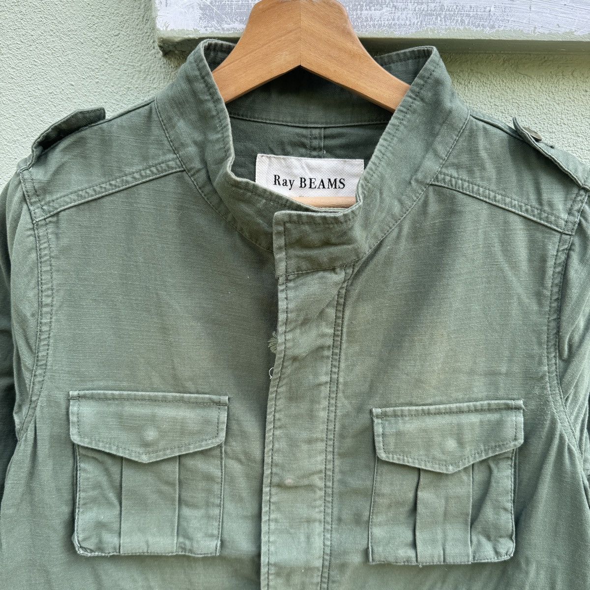 Japanese Brand Vintage Ray BEAMS Army style Jacket Size M / US 6-8 / IT 42-44 - 2 Thumbnail