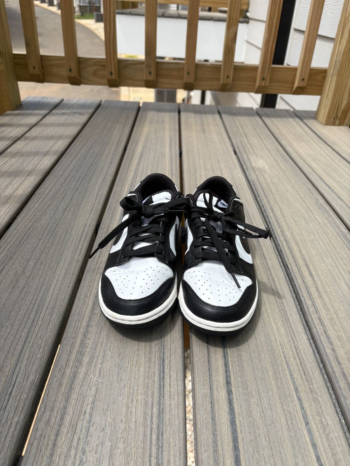 Nike Nike Dunk Low Retro White Black Panda Size US 7 / EU 40 - 4 Thumbnail