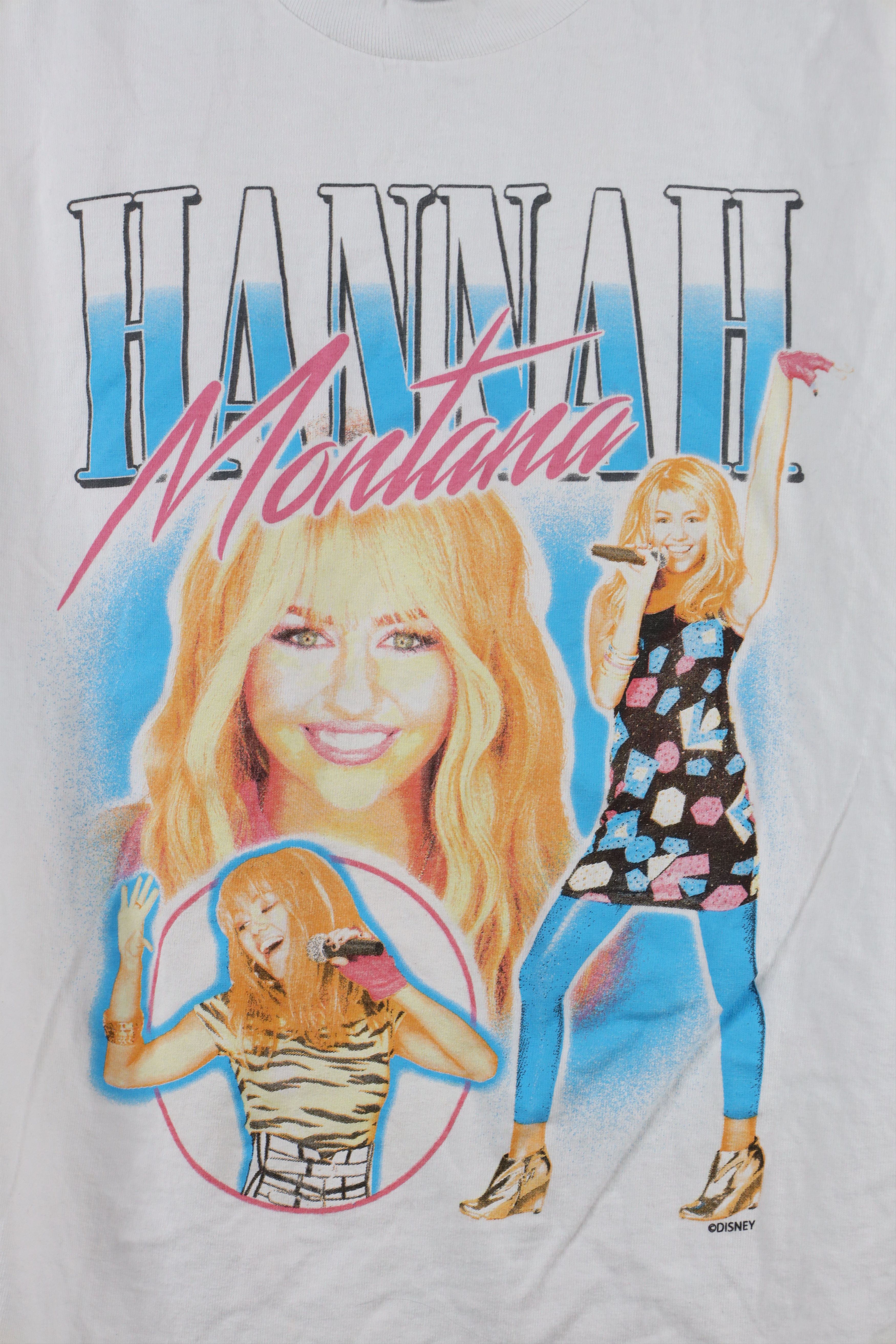 Vintage Vintage Y2K Miley Cyrus Hannah Montana T-Shirt White Size M / US 6-8 / IT 42-44 - 4 Thumbnail