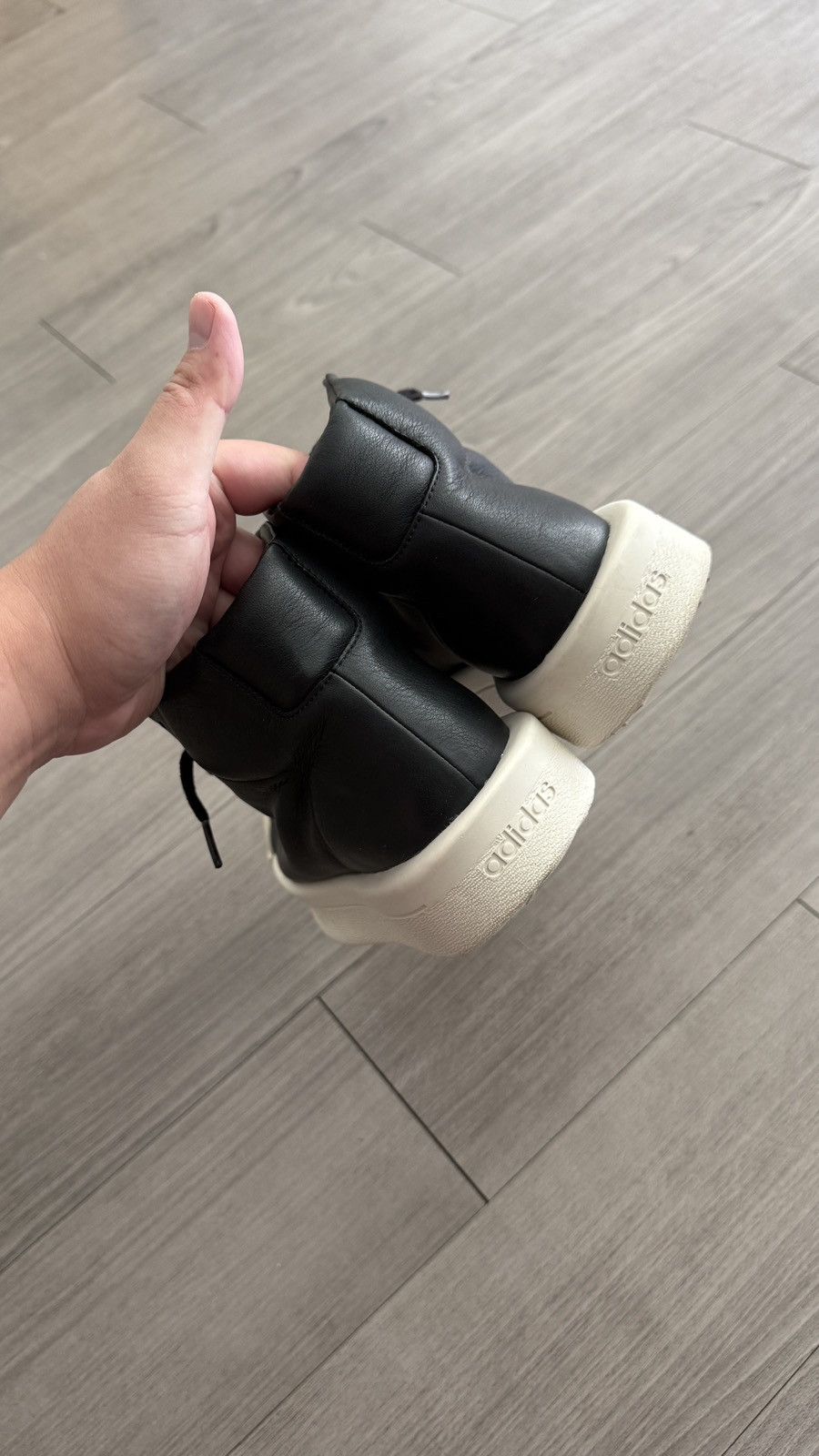 Adidas × Rick Owens Rick Owens x Adidas Mastodon Size US 9.5 / EU 42-43 - 4 Thumbnail