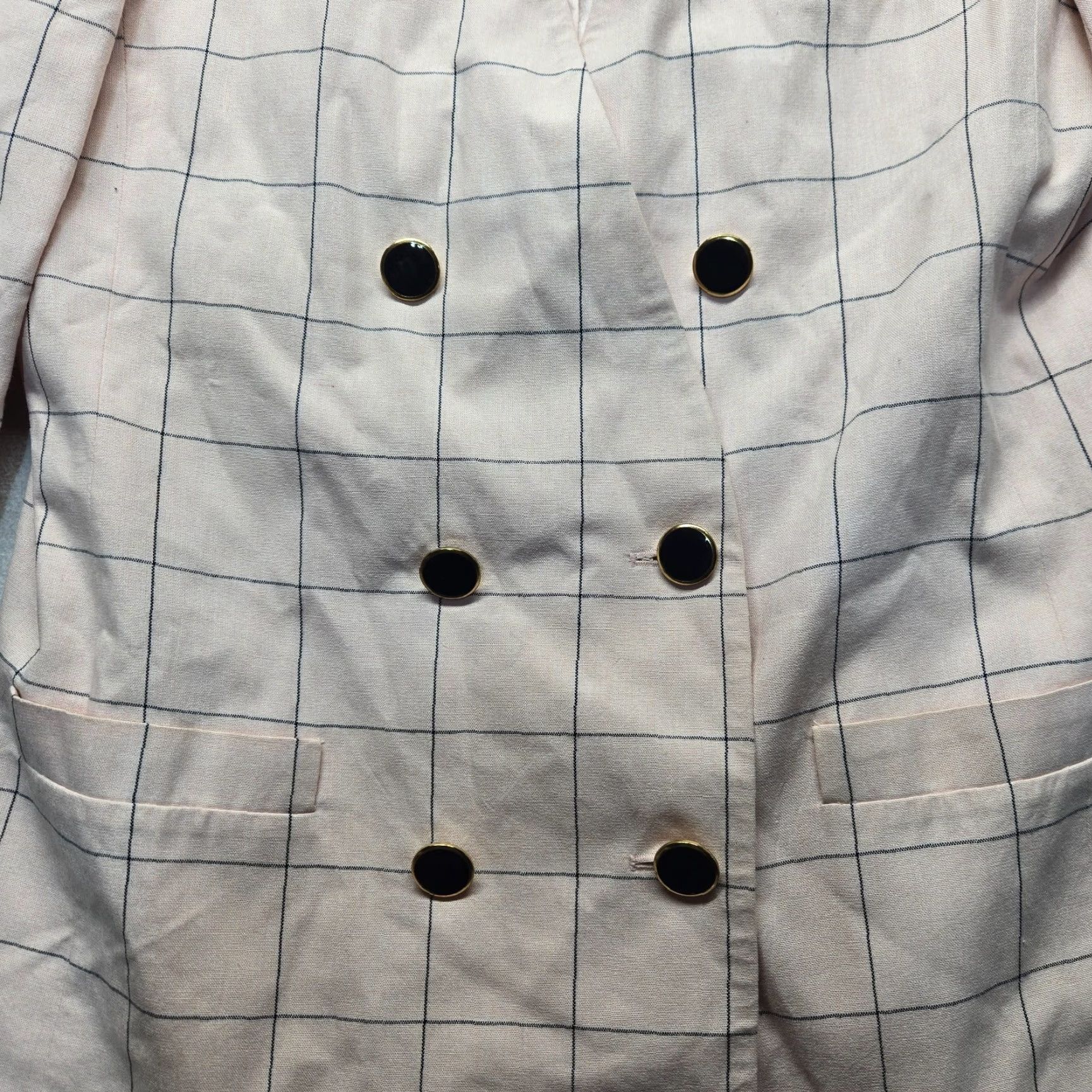 Worthington Worthington Coat Jacket Pea Coat 16 Pink Woman Adult Regular Size 16 Rayon Shoulder Pads Vintage No 90s London Elegant Coat Size XXL / US 16-18 / IT 52-54 - 2 Thumbnail