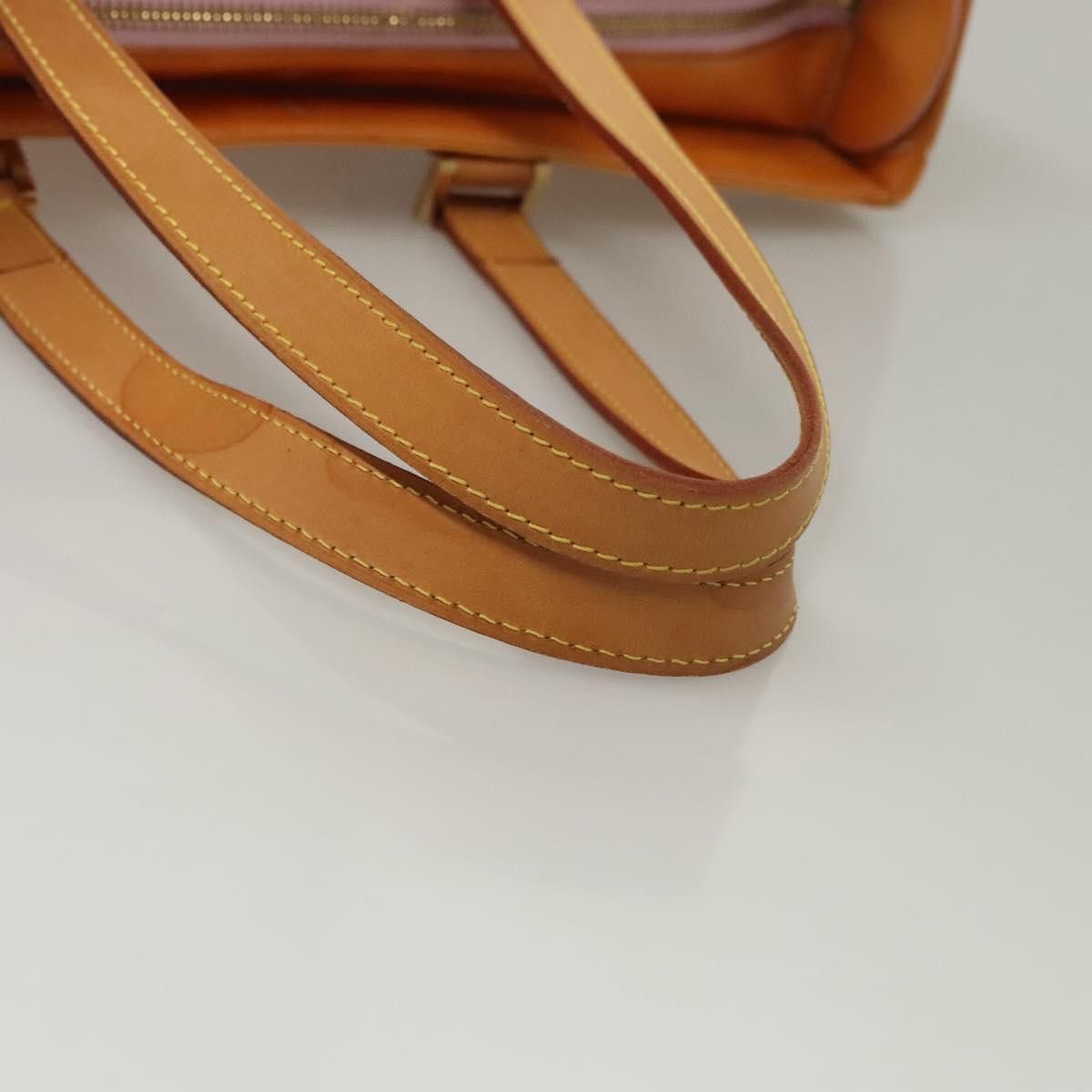 Louis Vuitton LOUIS VUITTON Monogram Vernis Columbus Bag Marshmallow Pink Size ONE SIZE - 8 Thumbnail