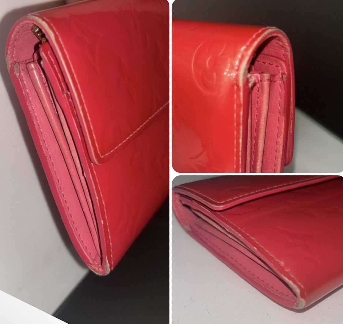 Louis Vuitton Louis Vuitton Monogram Pink Vernis Wallet TH0066 Size ONE SIZE - 12 Thumbnail