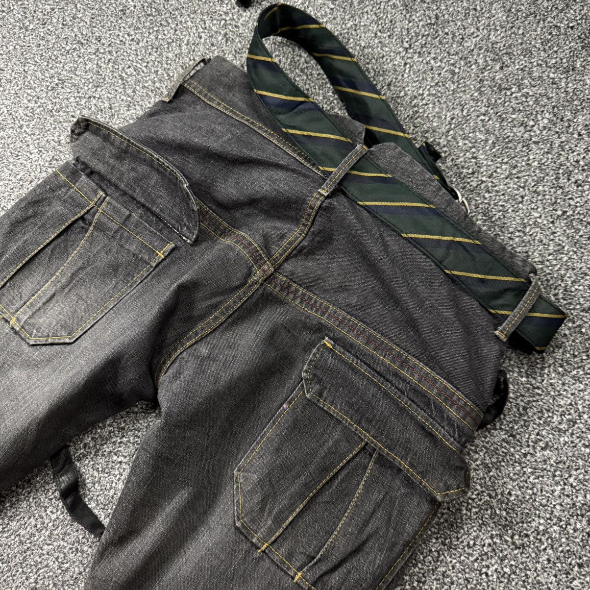 If Six Was Nine 🔥🔥🇯🇵 Vintage 90s Japanese LGB Bondage Strap Lace Denim Size US 31 - 10 Thumbnail