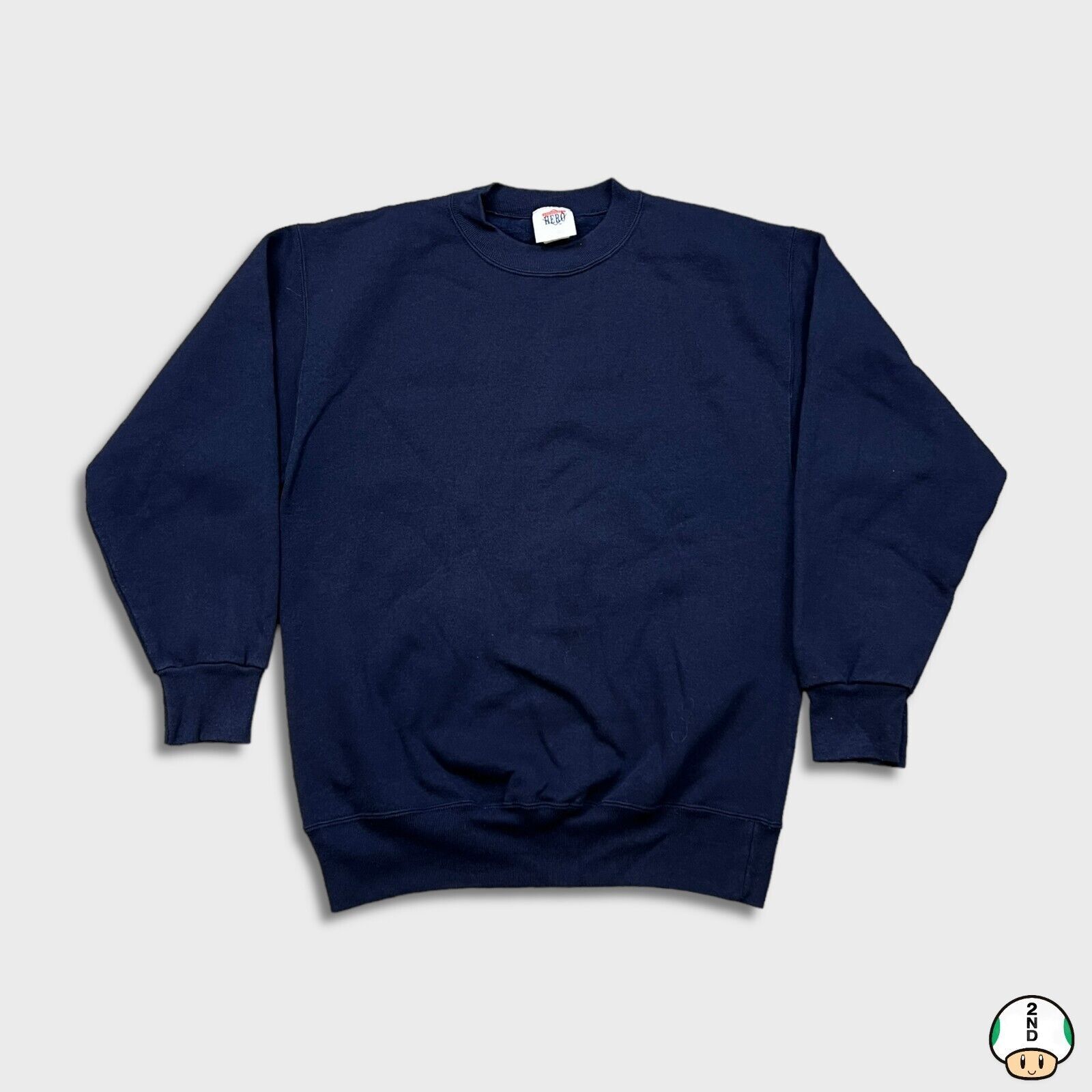 Vintage Vintage Blank Sweatshirt Made In USA Pullover Crewneck 90s Size US M / EU 48-50 / 2 - 1 Thumbnail