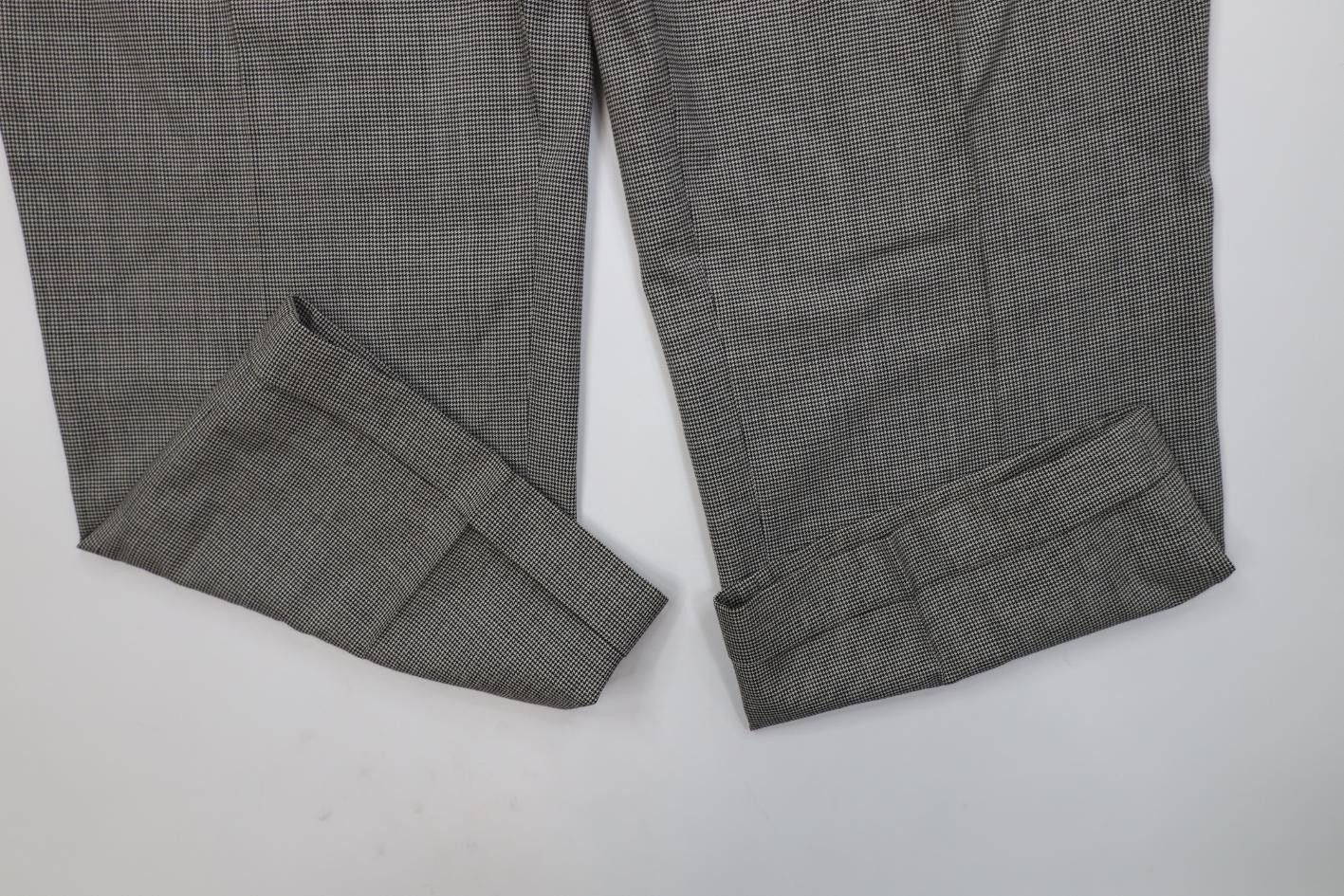 Vintage Vintage 70s Streetwear Houndstooth Wide Leg Chino Pants USA Size US 40 / EU 56 - 5 Thumbnail